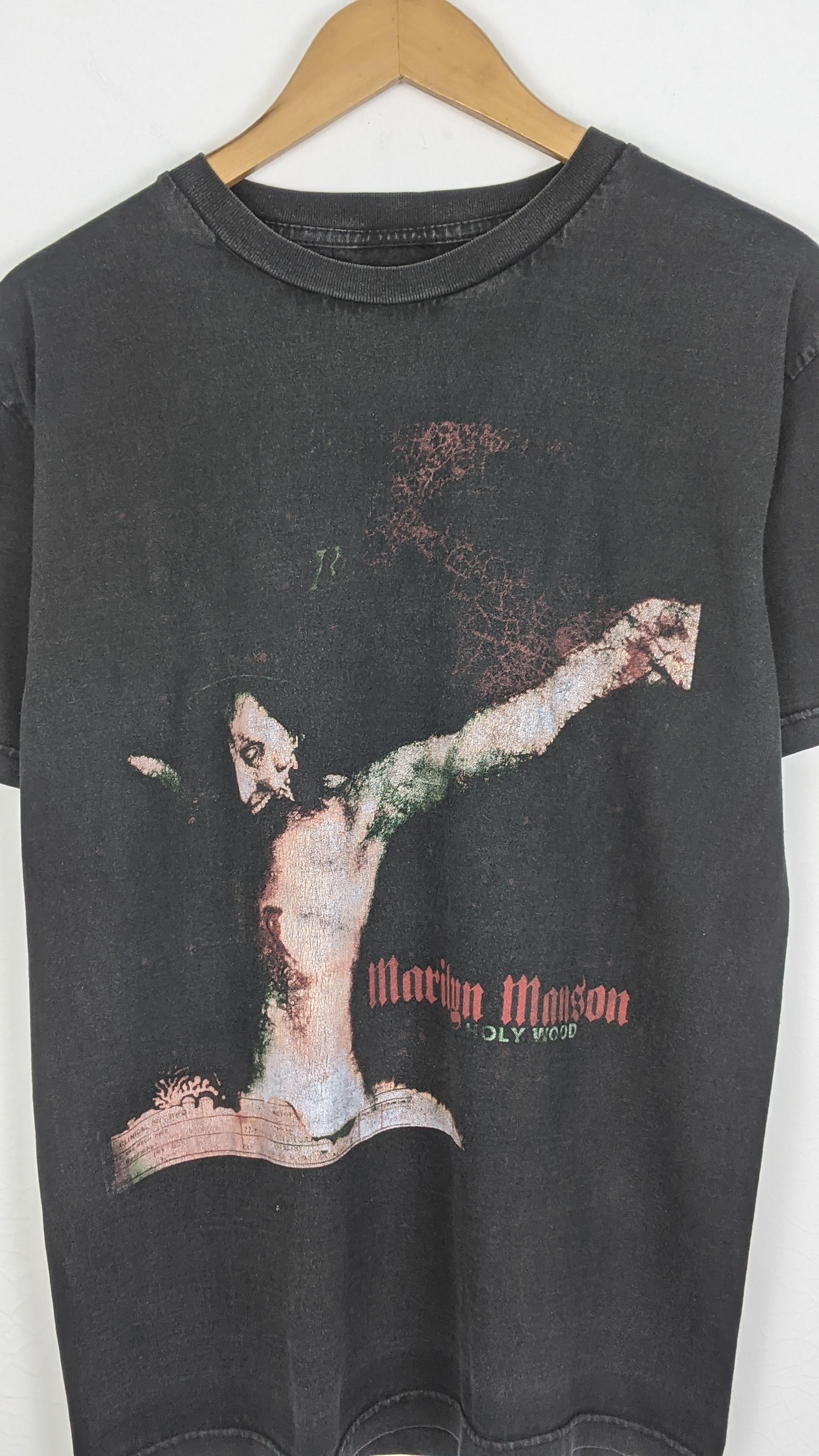 Band Tees Viintage Marilyn Manson Hollywood Y2K Goth shirt Size US L / EU 52-54 / 3 - 3 Thumbnail