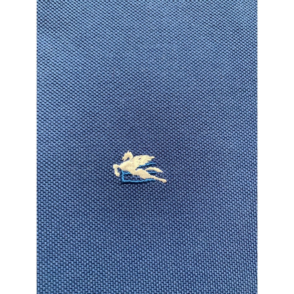 Etro VINTAGE ETRO EMBROIDERED LOGO POLO SHIRT Size US L / EU 52-54 / 3 - 3 Thumbnail