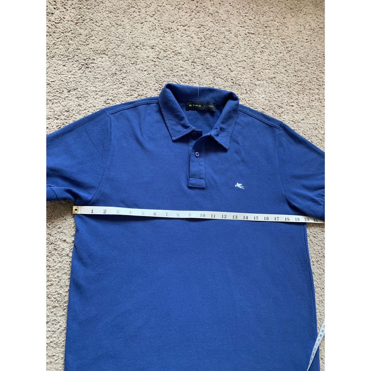 Etro VINTAGE ETRO EMBROIDERED LOGO POLO SHIRT Size US L / EU 52-54 / 3 - 7 Thumbnail