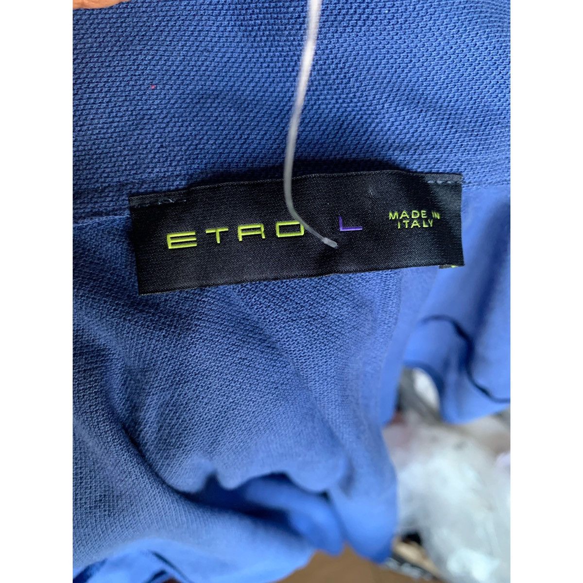 Etro VINTAGE ETRO EMBROIDERED LOGO POLO SHIRT Size US L / EU 52-54 / 3 - 12 Thumbnail