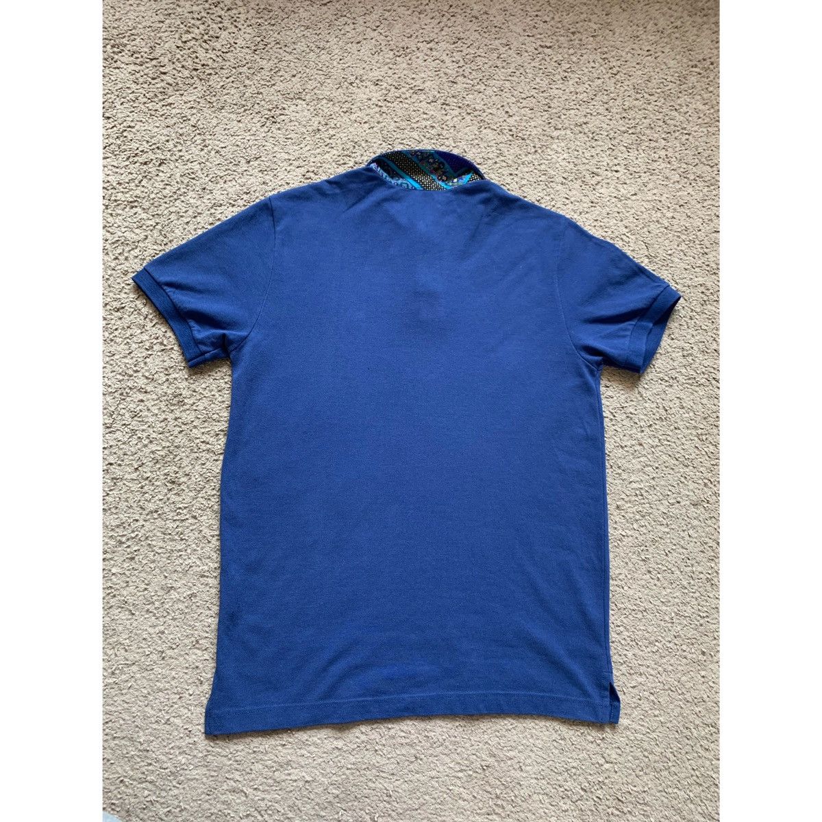 Etro VINTAGE ETRO EMBROIDERED LOGO POLO SHIRT Size US L / EU 52-54 / 3 - 4 Thumbnail