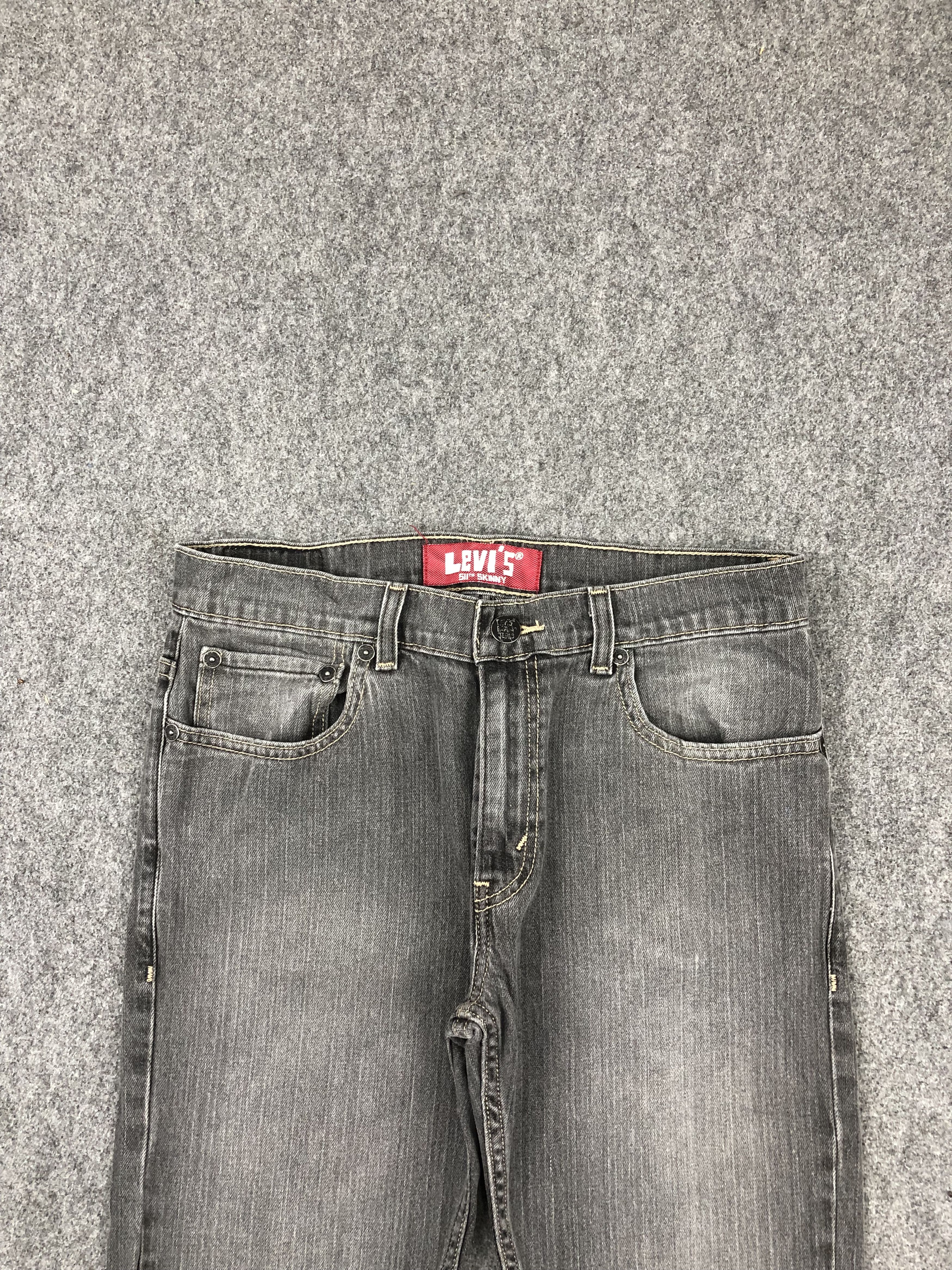 Levi's × Vintage Vintage Levis 511 Faded Black Jeans DP1386 Size US 32 / EU 48 - 2 Thumbnail
