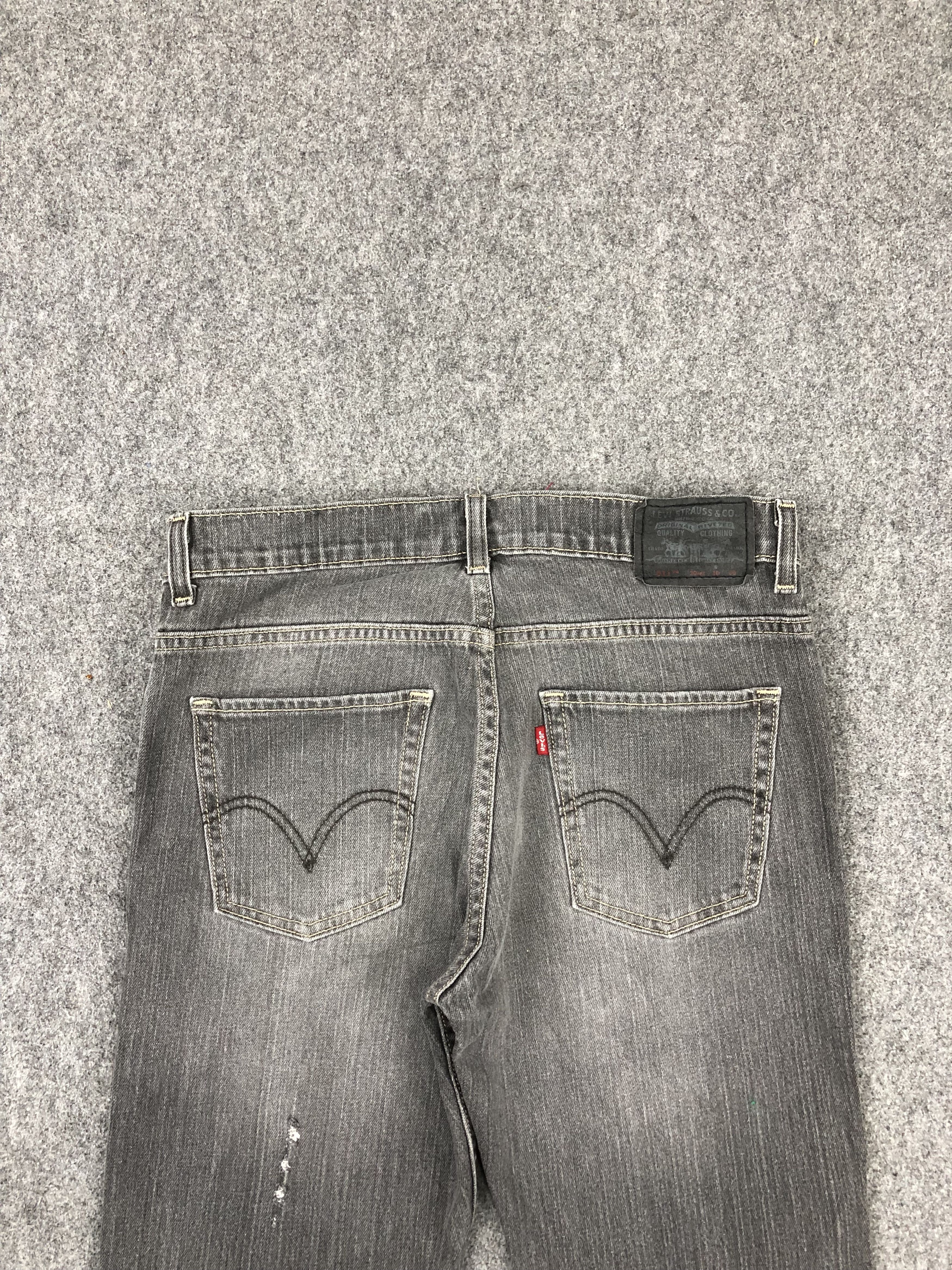 Levi's × Vintage Vintage Levis 511 Faded Black Jeans DP1386 Size US 32 / EU 48 - 4 Thumbnail