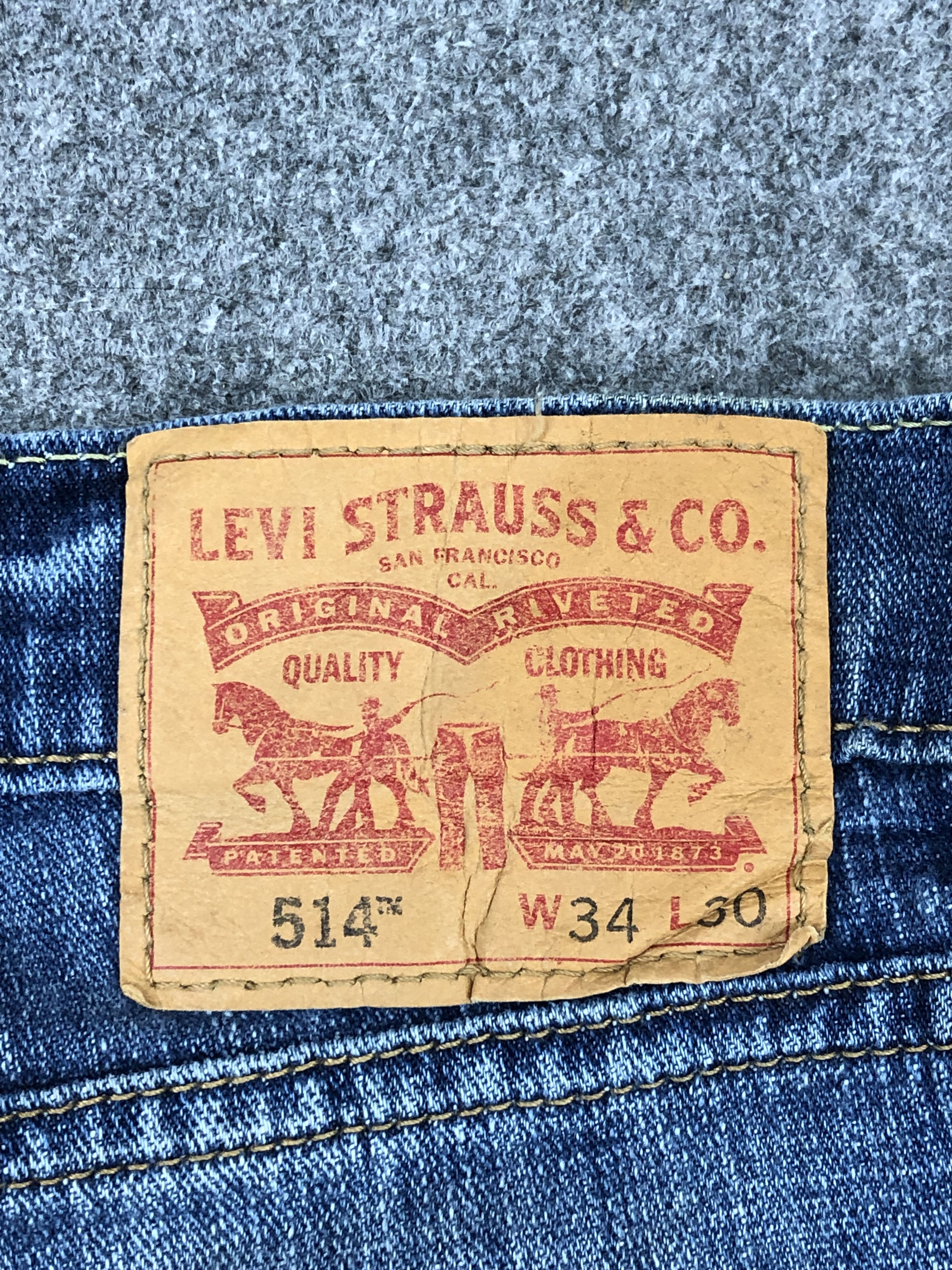 Levi's × Vintage Vintage Levis 514 Faded Blue Jeans Size US 36 / EU 52 - 5 Thumbnail