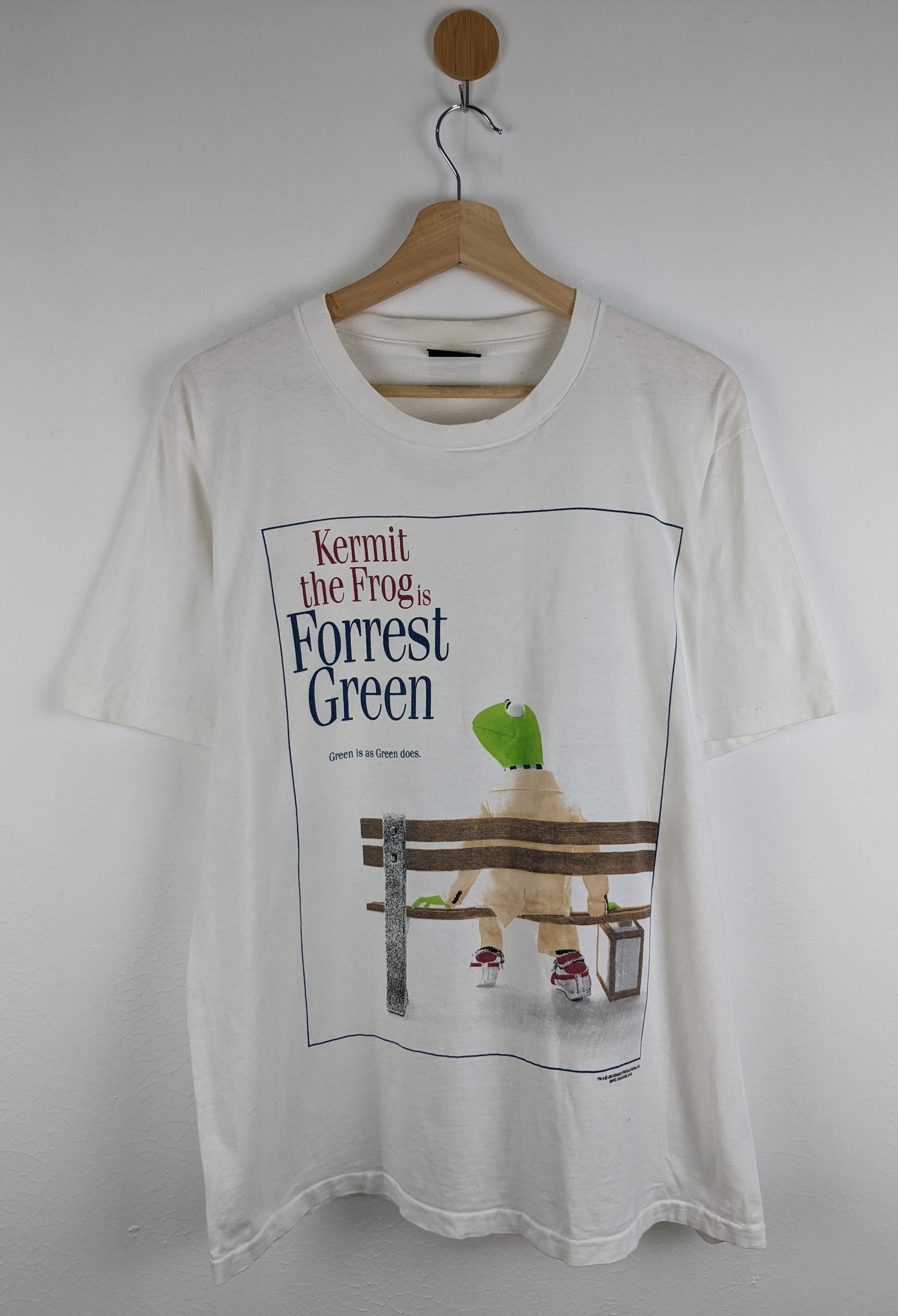 Vintage Kermit the Frog Forrest Gump Parody Young Thug shirt Size US L / EU 52-54 / 3 - 2 Thumbnail