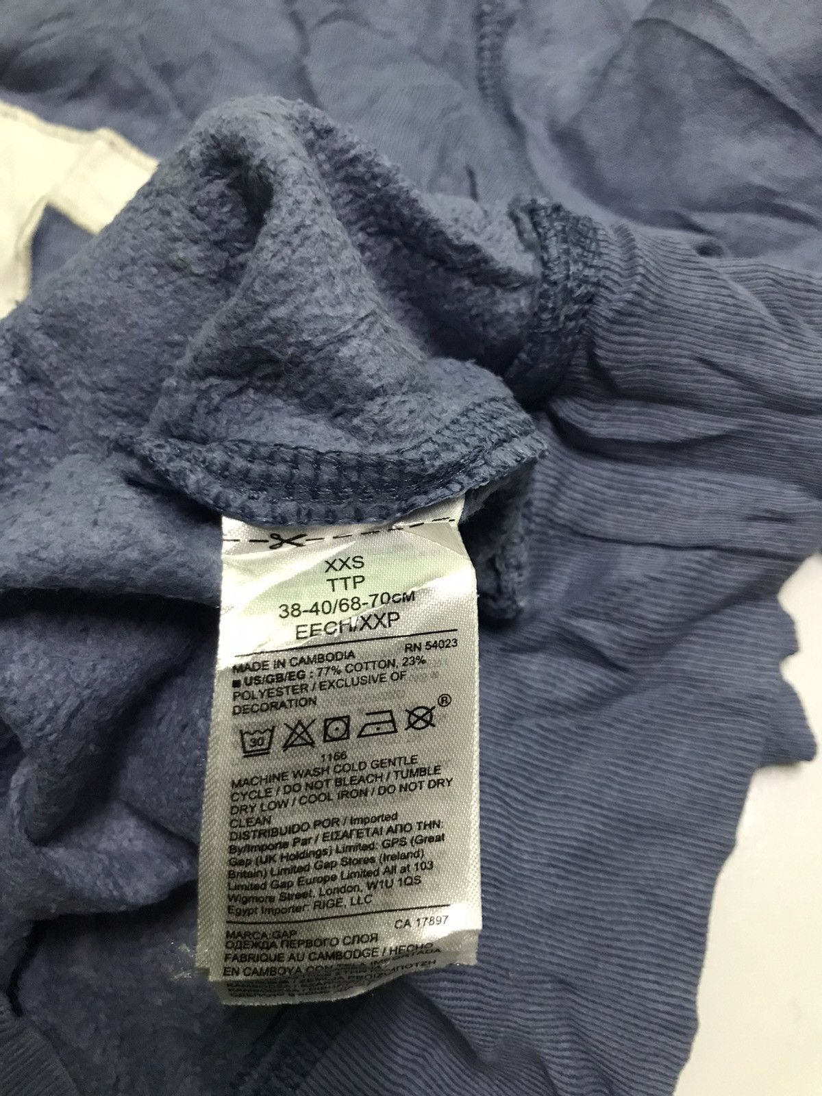 Gap GAP center logo sweatshirt style travis scott Size US XXS / EU 40 - 5 Thumbnail
