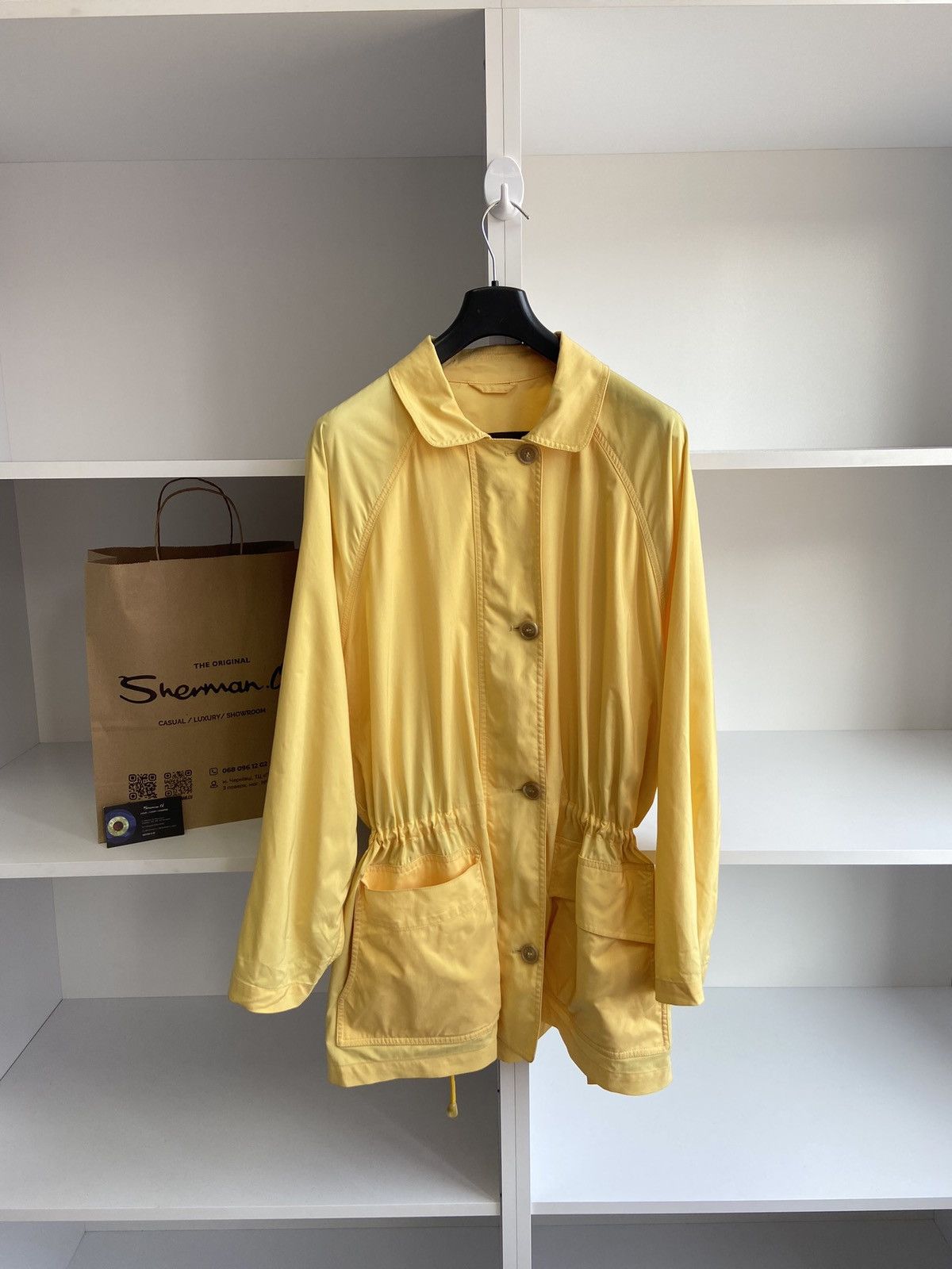 Vintage Loro Piana yellow light jacket