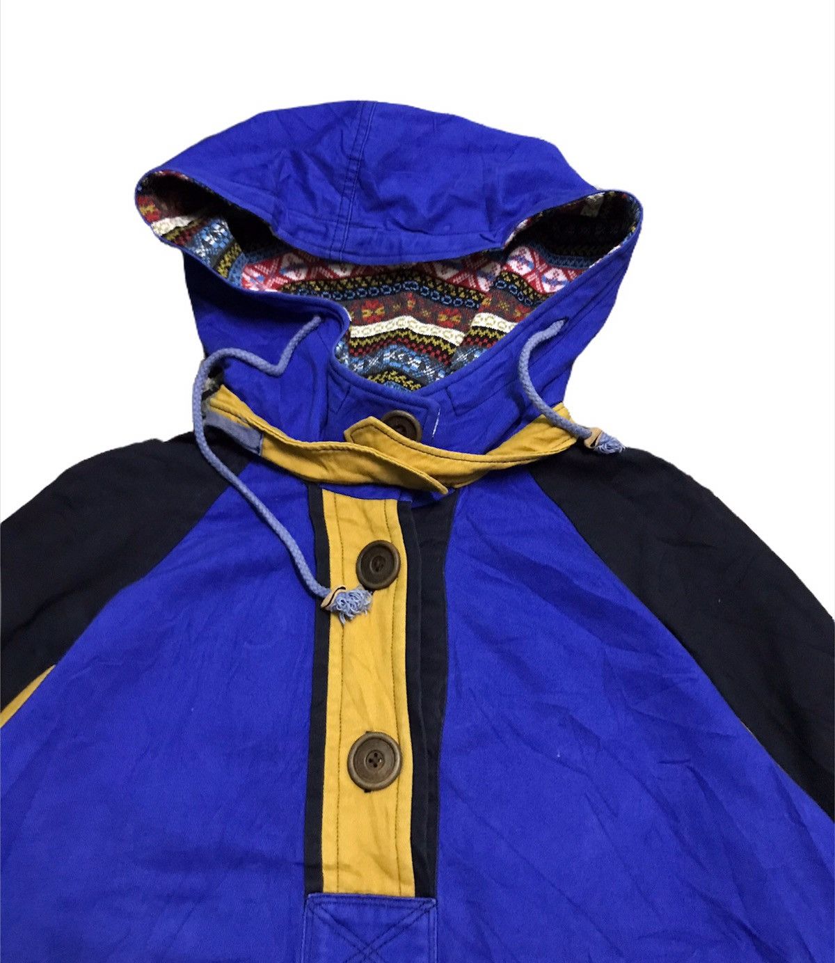 Japanese Brand Une brise multicolor jacket hoodie Size US M / EU 48-50 / 2 - 2 Thumbnail