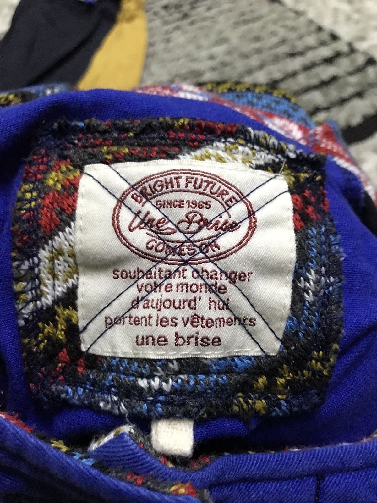 Japanese Brand Une brise multicolor jacket hoodie Size US M / EU 48-50 / 2 - 3 Thumbnail
