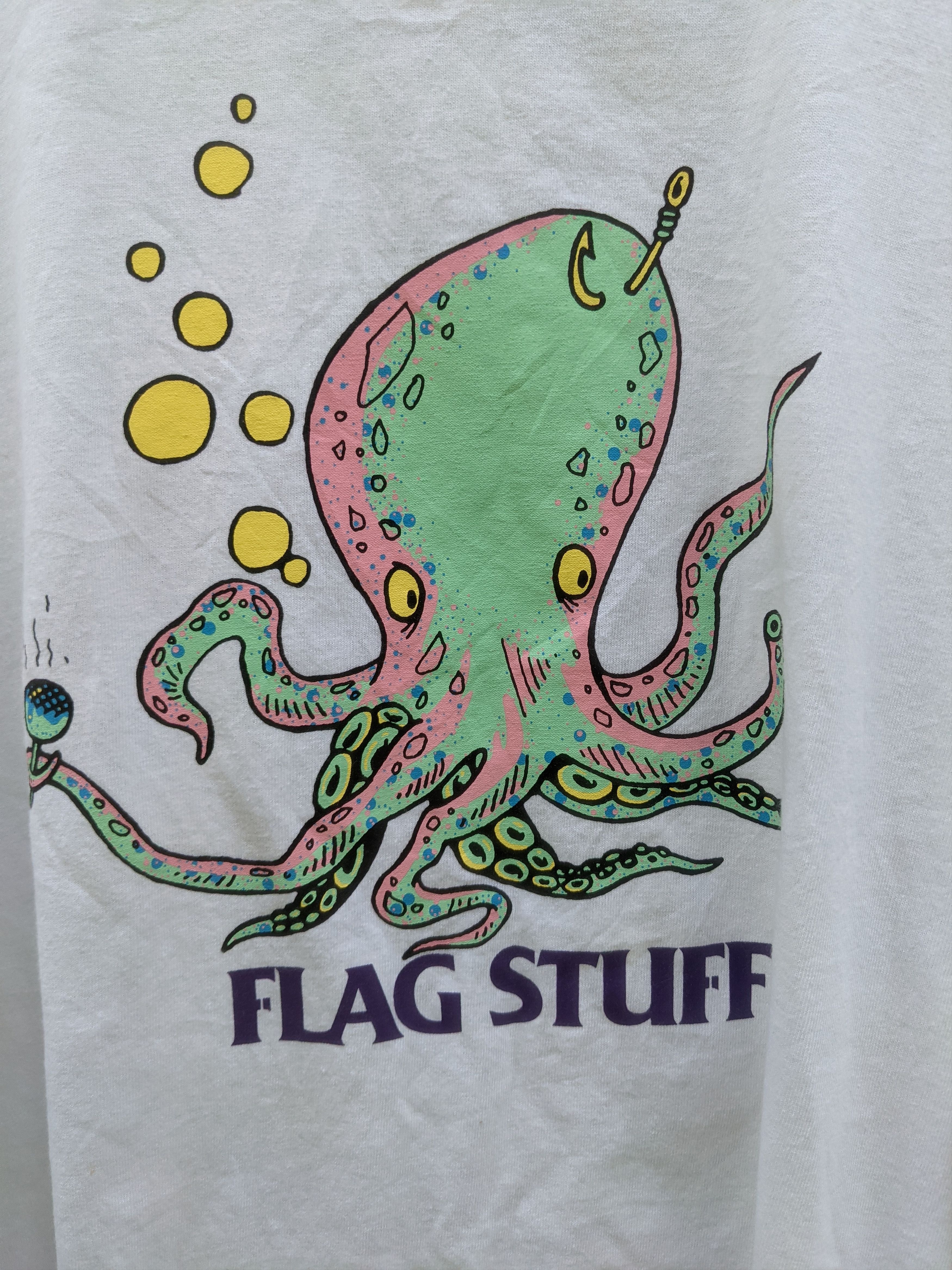 Flagstuff × Octopus Flagstuff Octopus Spellout Long Sleeve Tshirt Size US XL / EU 56 / 4 - 9 Thumbnail