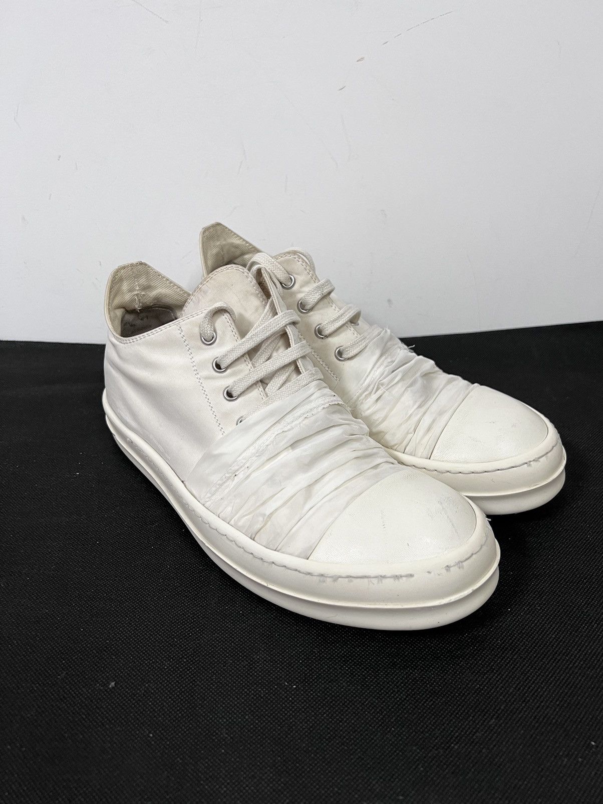 Rick Owens × Rick Owens Drkshdw Rick owens drkshdw ramones low sneakers sz 41 Size US 8 / EU 41 - 4 Thumbnail