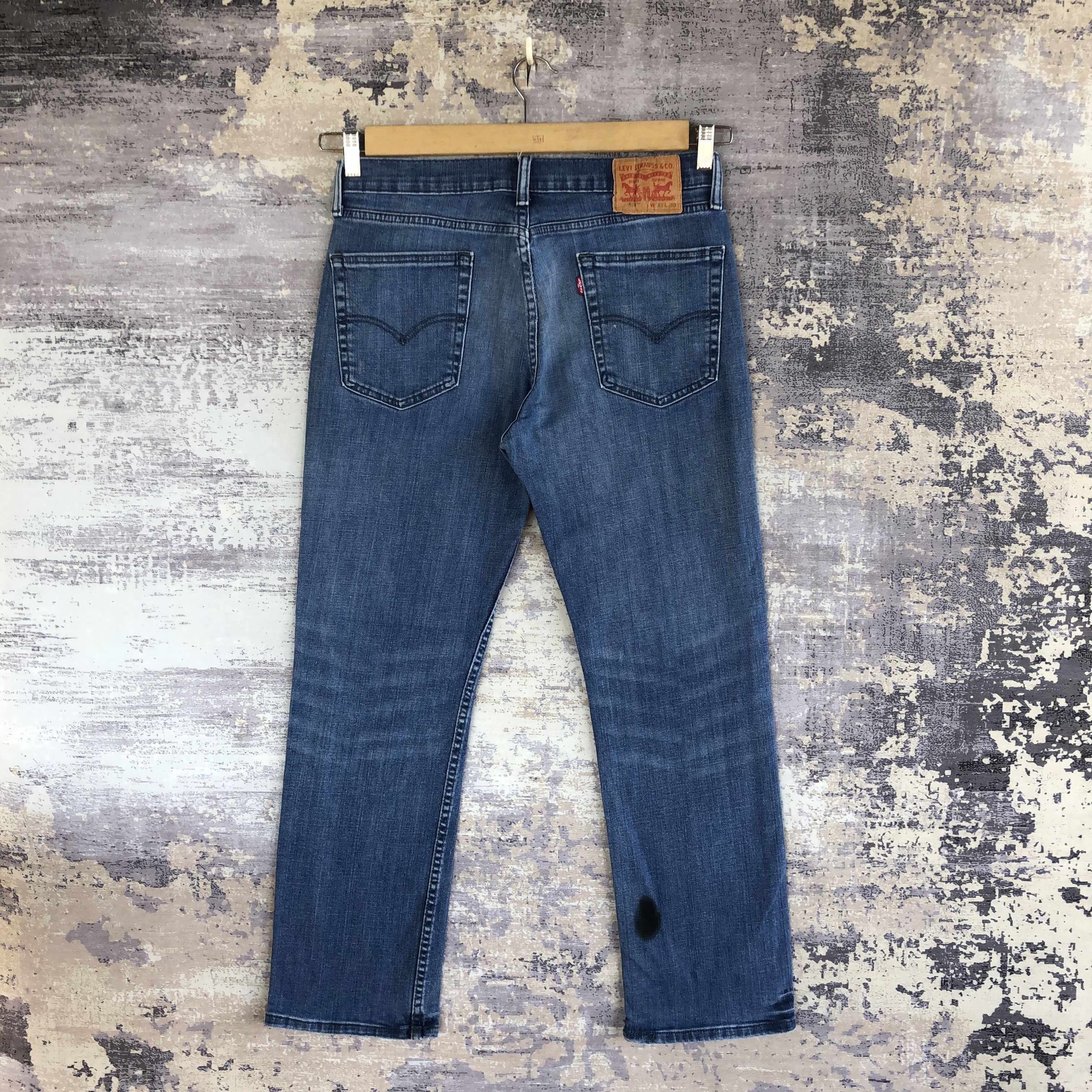 Levi's × Vintage Vintage Levi's Distressed Jeans Levis Faded Blue Wash Denim Size US 30 / EU 46 - 2 Thumbnail