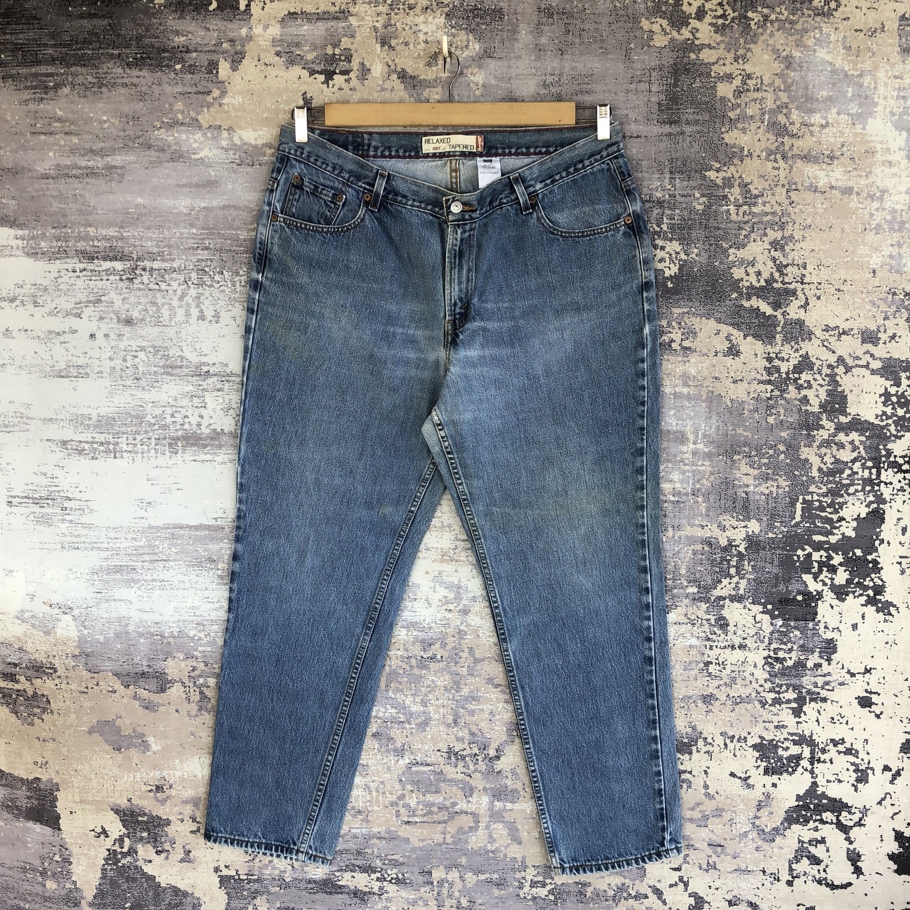 Levi's Vintage Levis Sun Faded Blue Jeans Levi's 550 Denim Pants Size US 38 / EU 54 - 1 Thumbnail