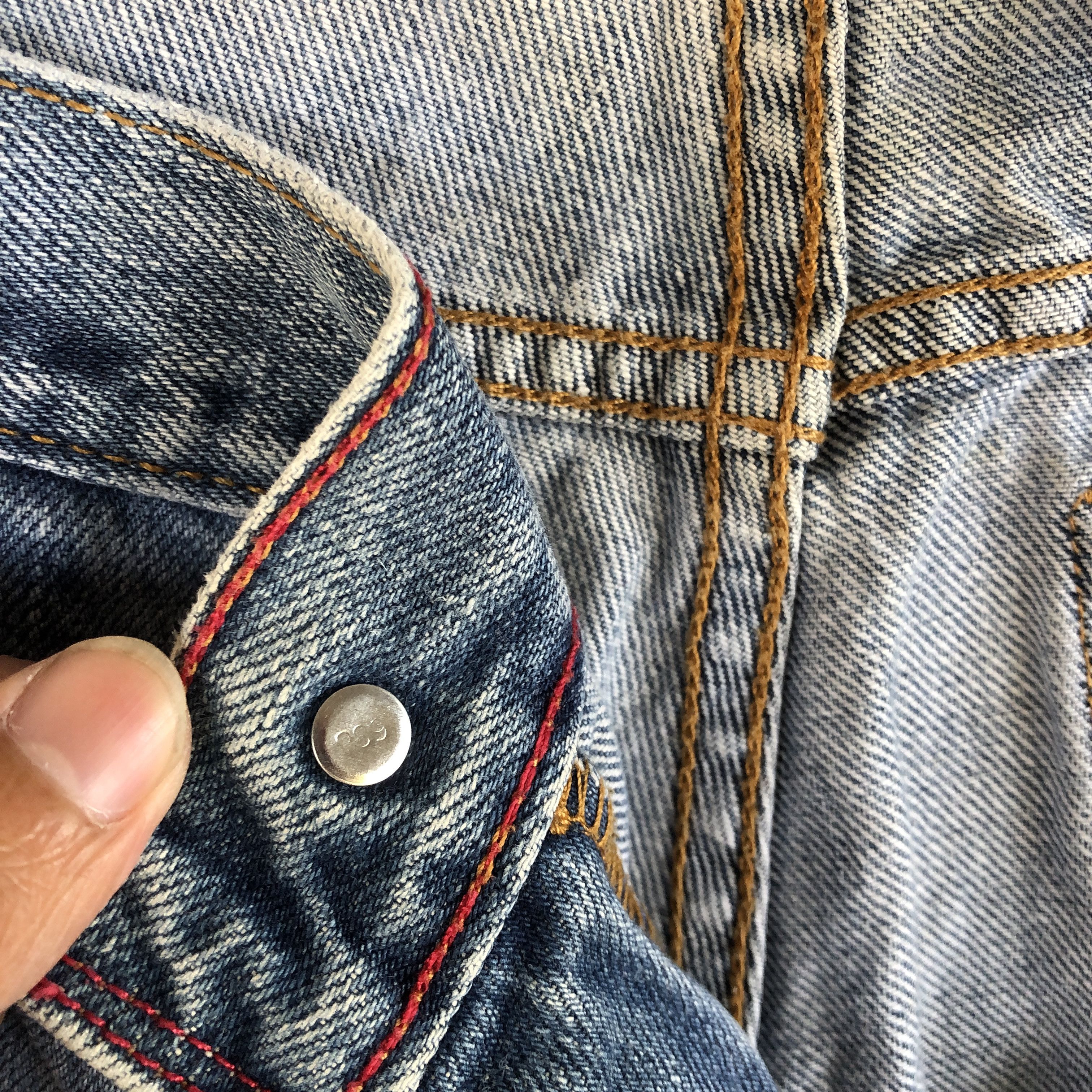 Levi's Vintage Levis Sun Faded Blue Jeans Levi's 550 Denim Pants Size US 38 / EU 54 - 7 Thumbnail