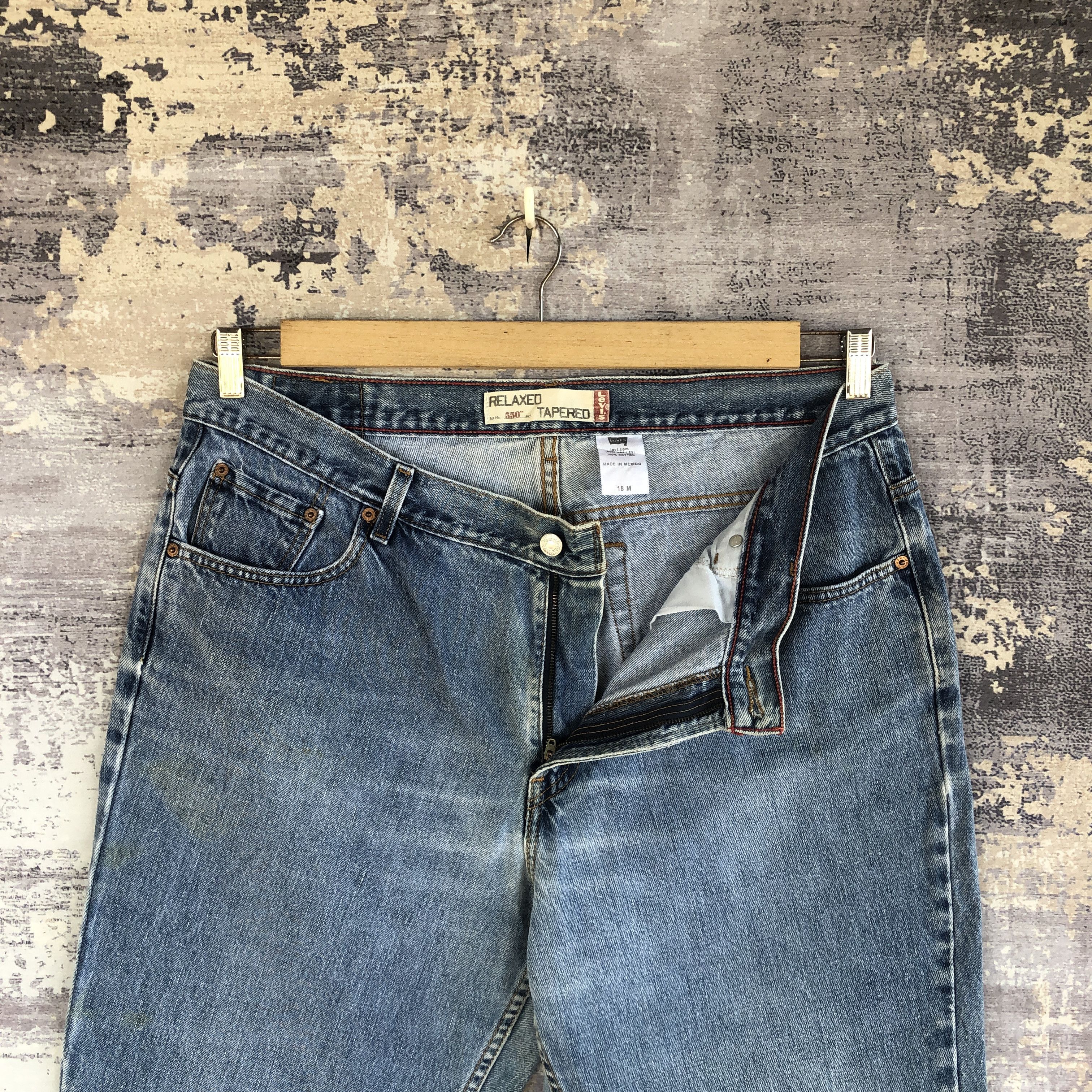 Levi's Vintage Levis Sun Faded Blue Jeans Levi's 550 Denim Pants Size US 38 / EU 54 - 6 Thumbnail