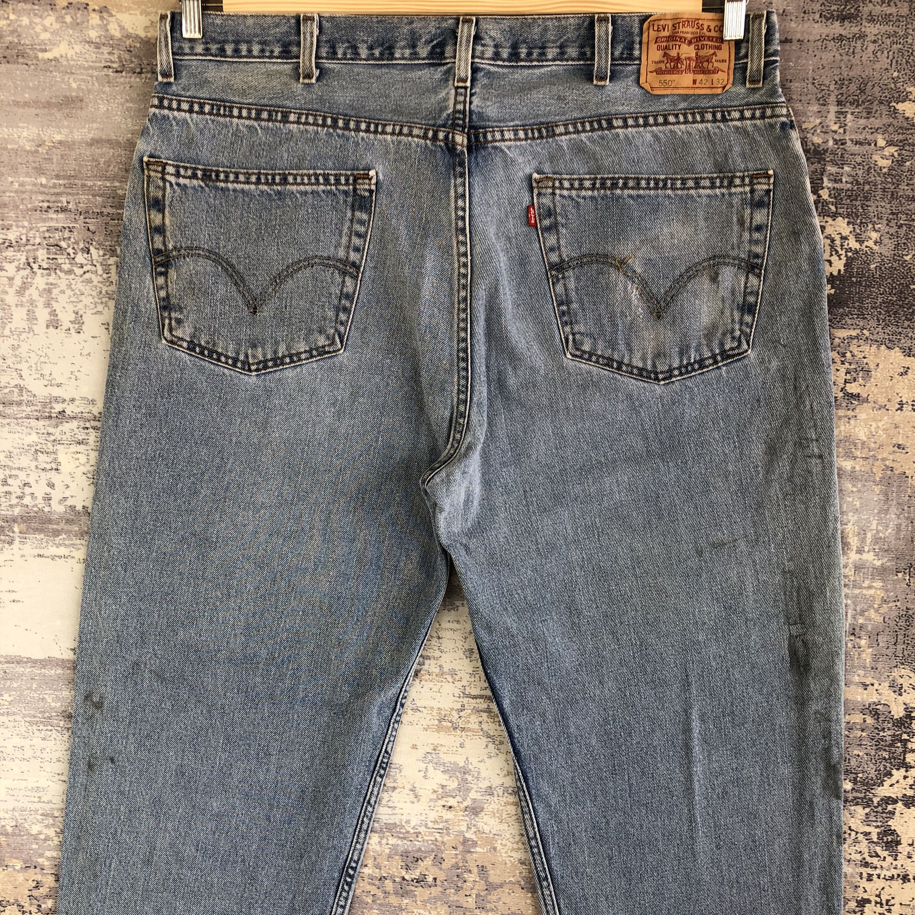 Levi's Vintage Dirty Levis Sun Faded Jeans Levi's Baggy Denim Size US 40 / EU 56 - 4 Thumbnail