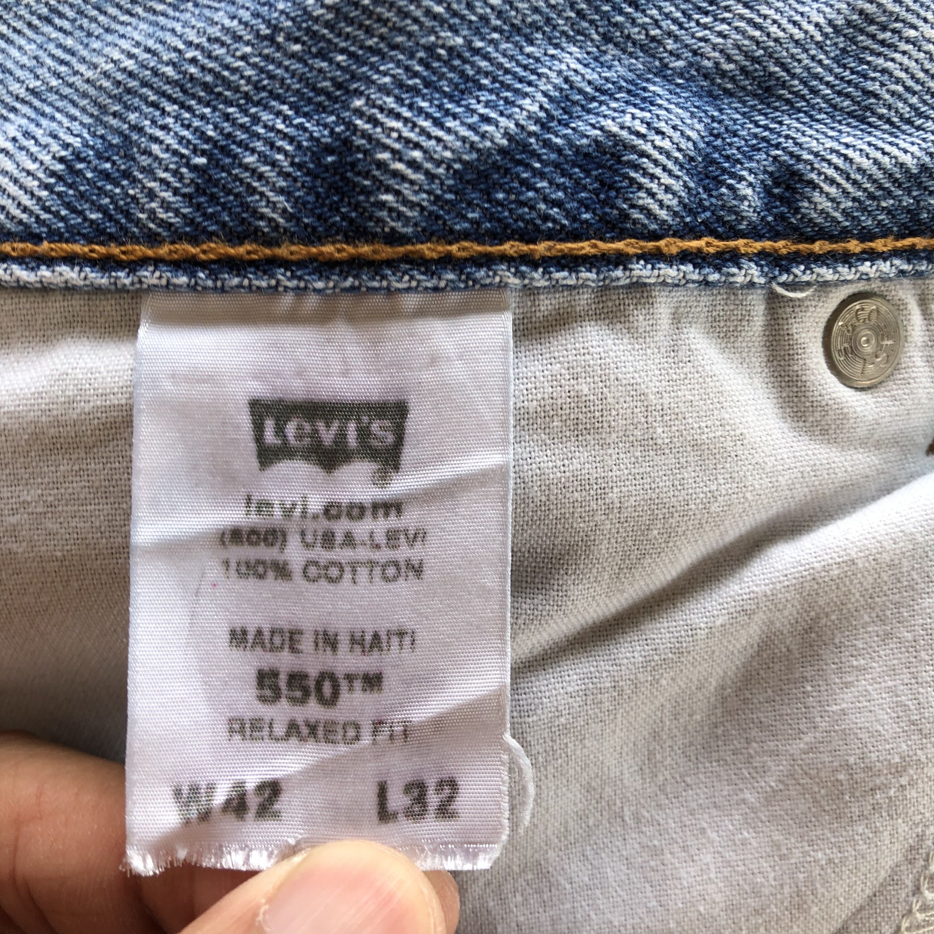 Levi's Vintage Dirty Levis Sun Faded Jeans Levi's Baggy Denim Size US 40 / EU 56 - 9 Thumbnail