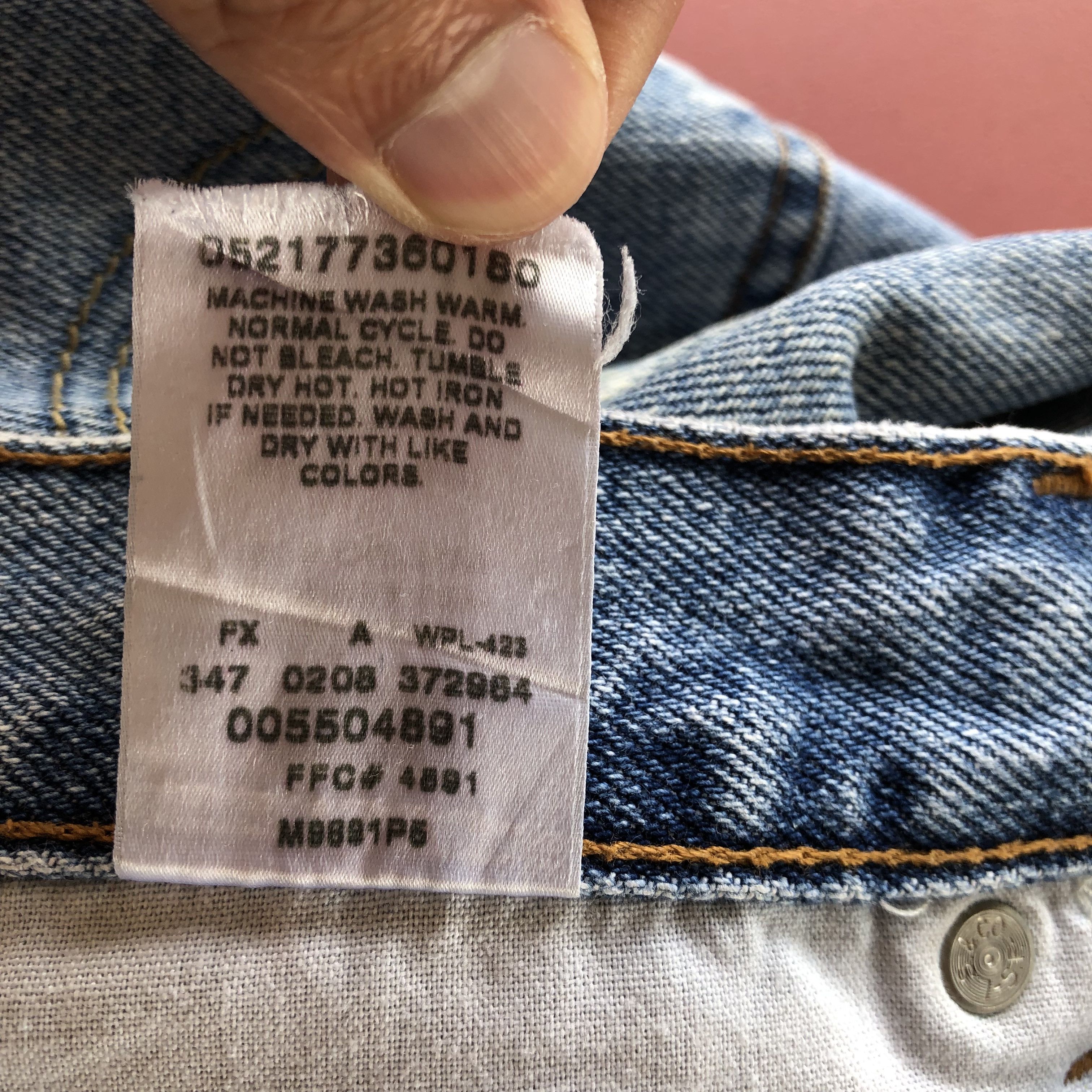 Levi's Vintage Dirty Levis Sun Faded Jeans Levi's Baggy Denim Size US 40 / EU 56 - 10 Thumbnail