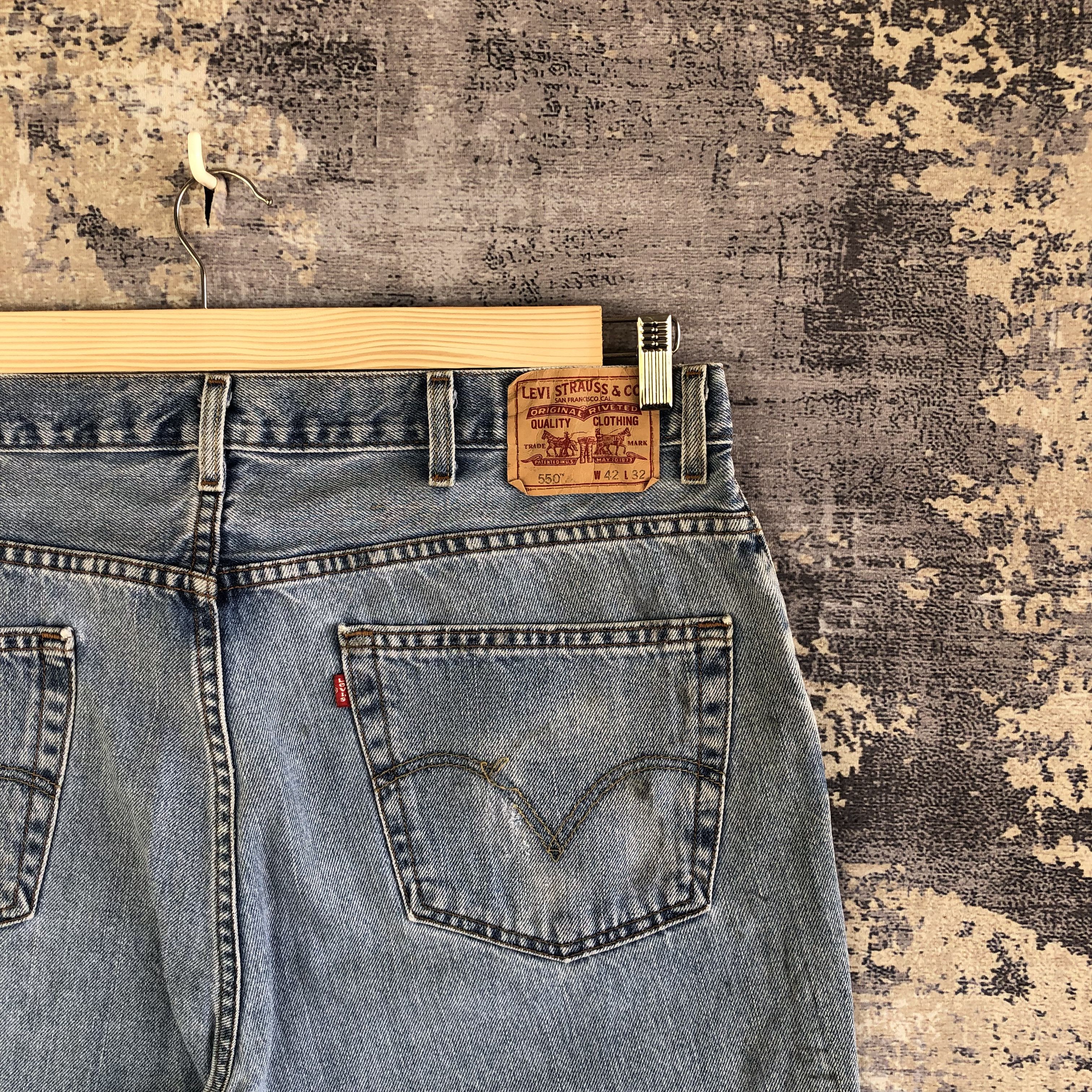 Levi's Vintage Dirty Levis Sun Faded Jeans Levi's Baggy Denim Size US 40 / EU 56 - 5 Thumbnail