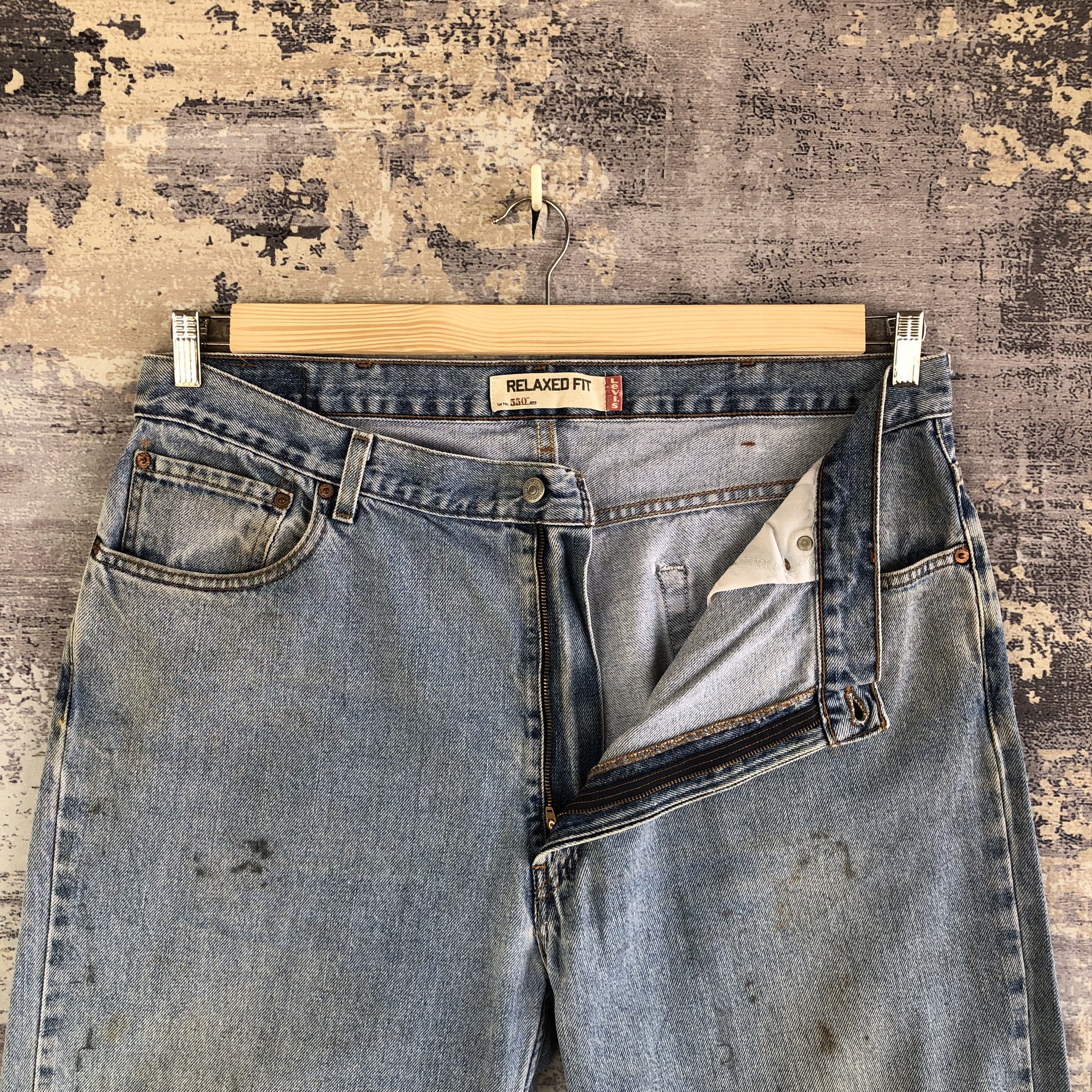 Levi's Vintage Dirty Levis Sun Faded Jeans Levi's Baggy Denim Size US 40 / EU 56 - 6 Thumbnail