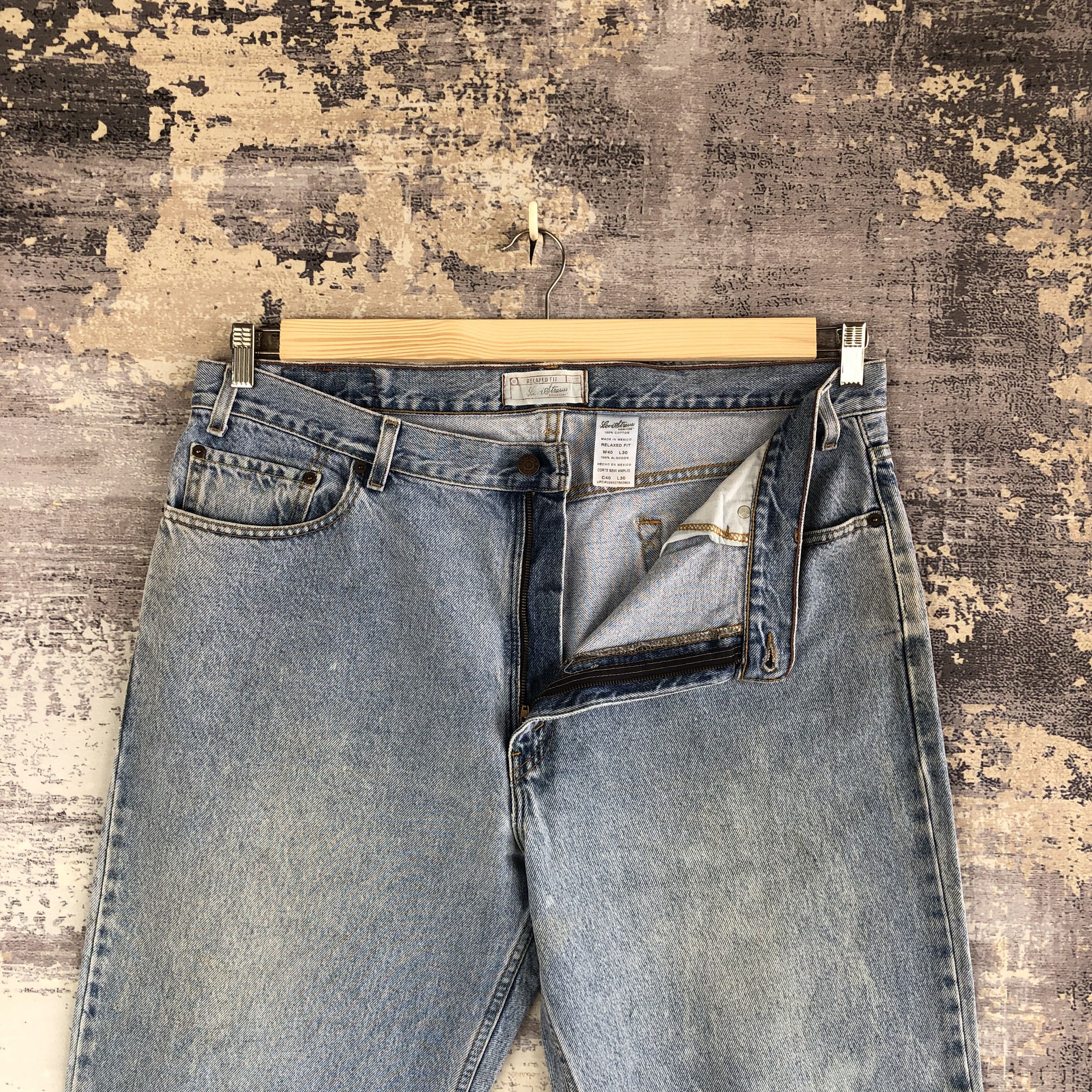 Levi's Vintage Y2K Levi's Bleach Jeans levis Light Wash Denim Pants Size US 40 / EU 56 - 6 Thumbnail