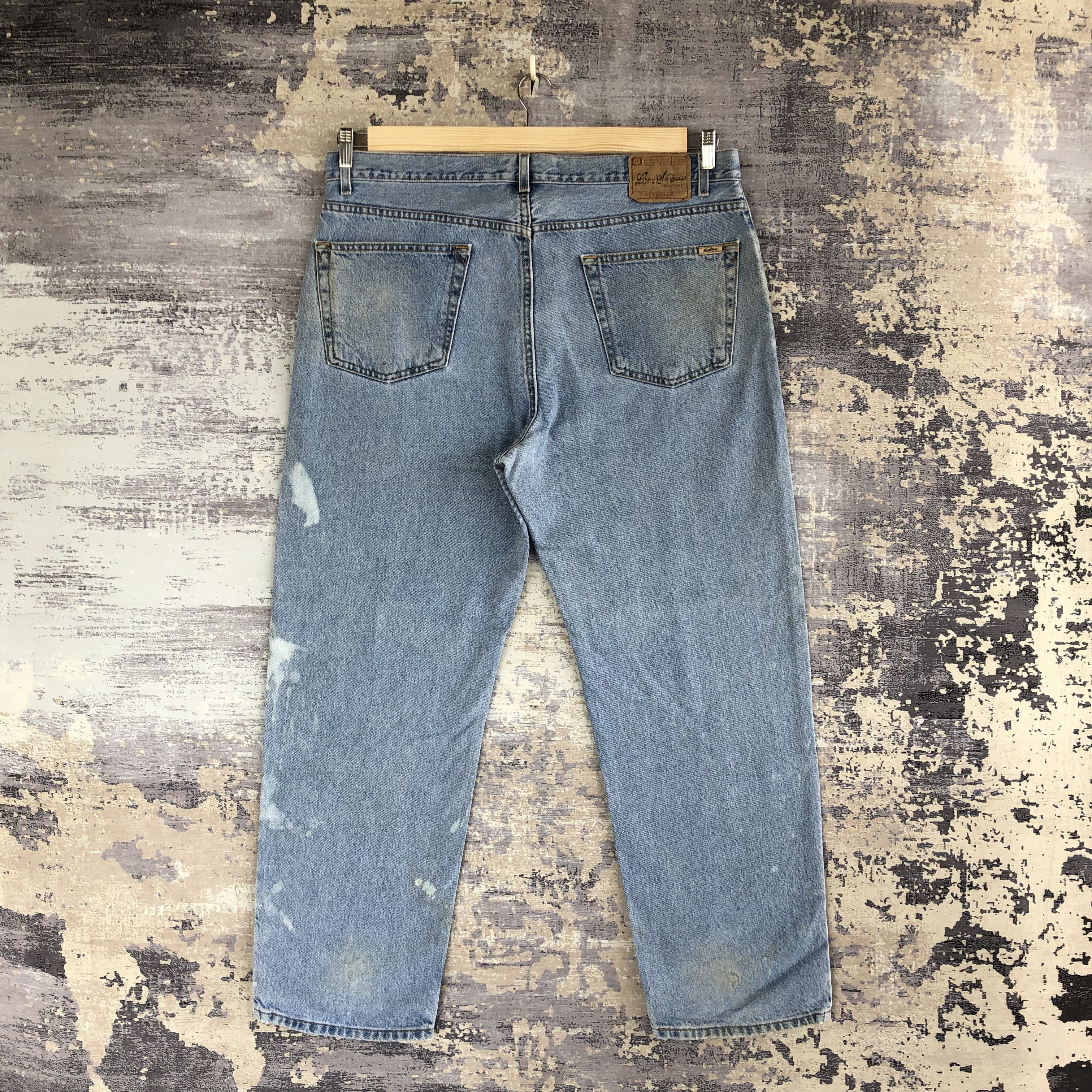 Levi's Vintage Y2K Levi's Bleach Jeans levis Light Wash Denim Pants Size US 40 / EU 56 - 2 Thumbnail