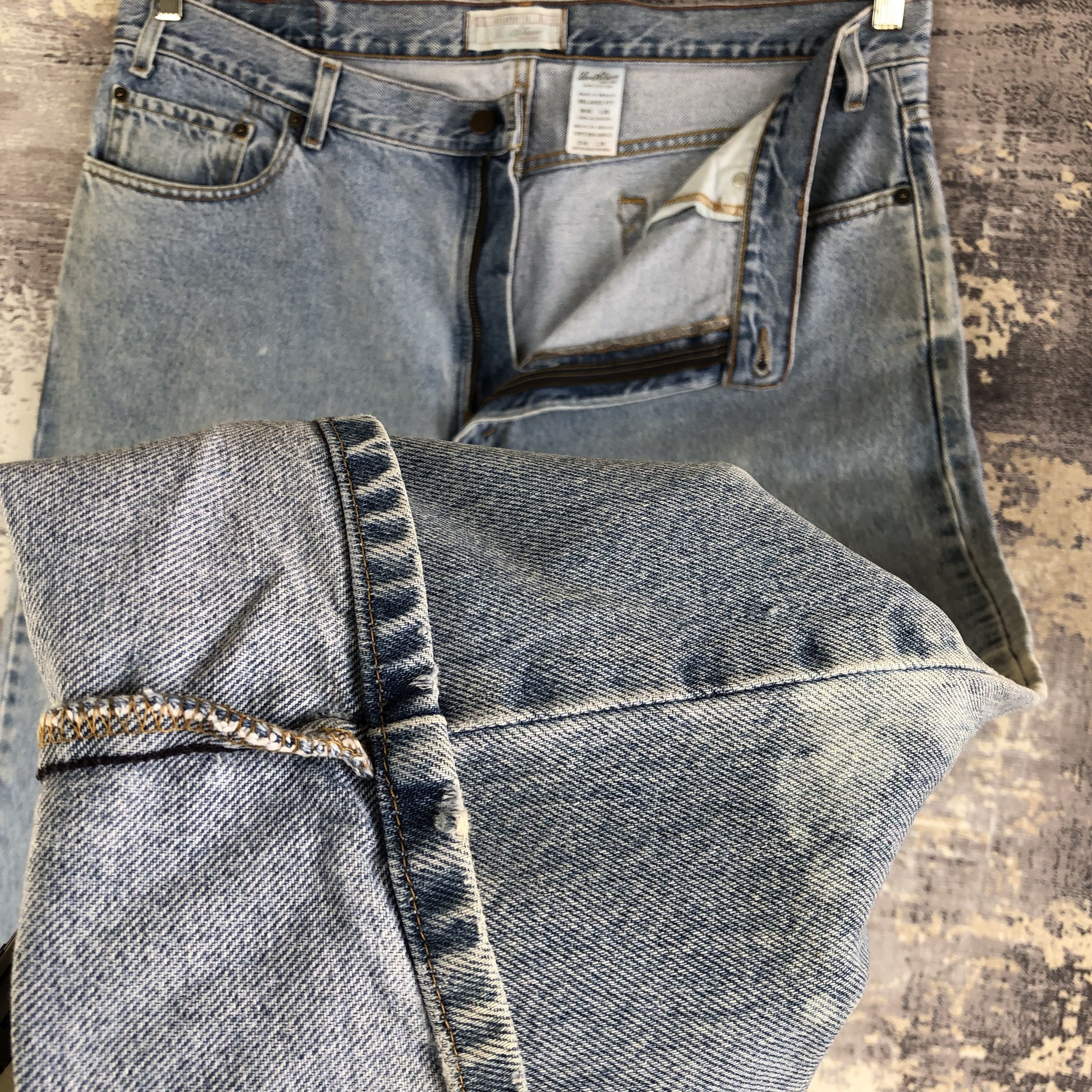 Levi's Vintage Y2K Levi's Bleach Jeans levis Light Wash Denim Pants Size US 40 / EU 56 - 8 Thumbnail