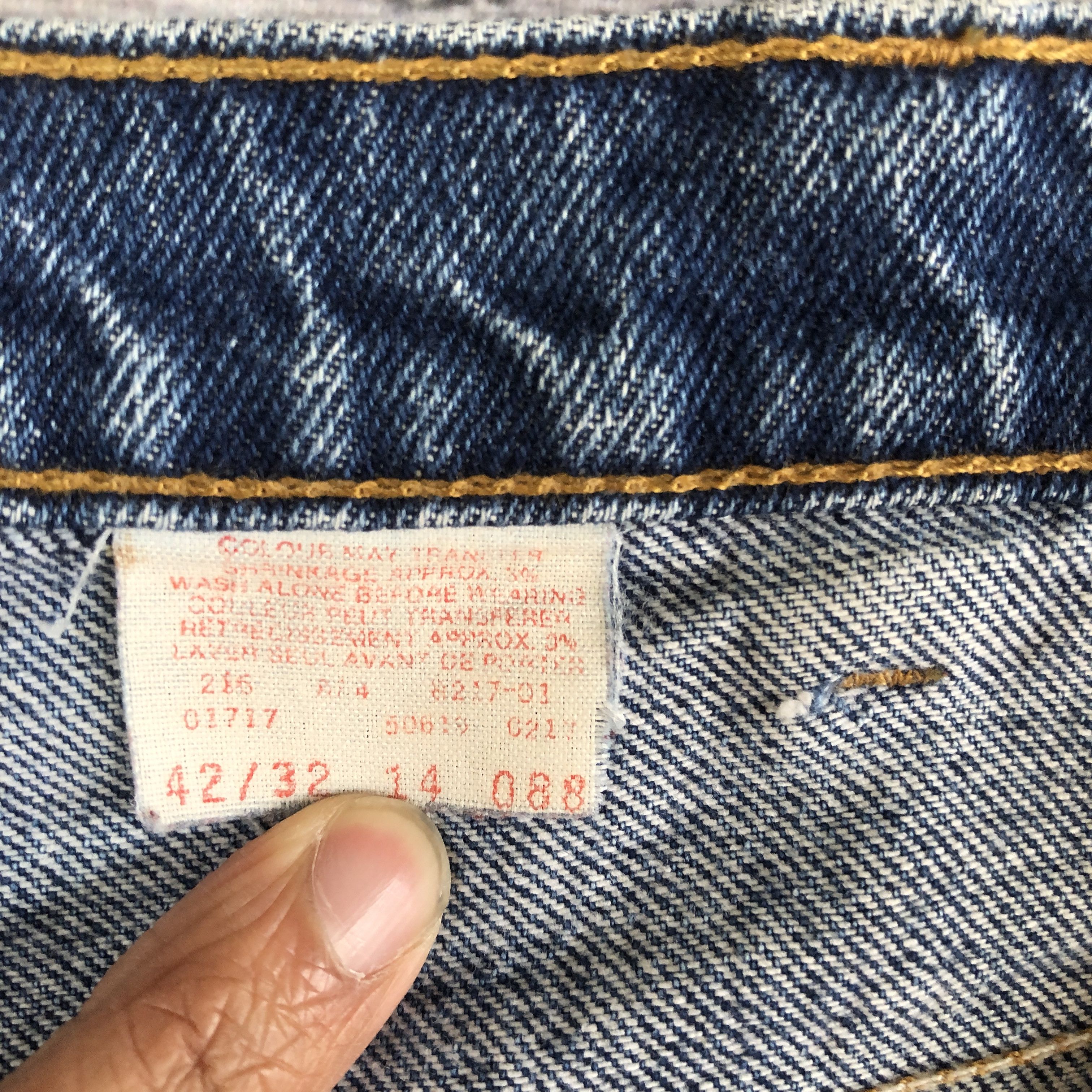 Levi's Vintage Levi's 619 Orange Tab Jeans Levis Dark Blue Denim Size US 40 / EU 56 - 10 Thumbnail