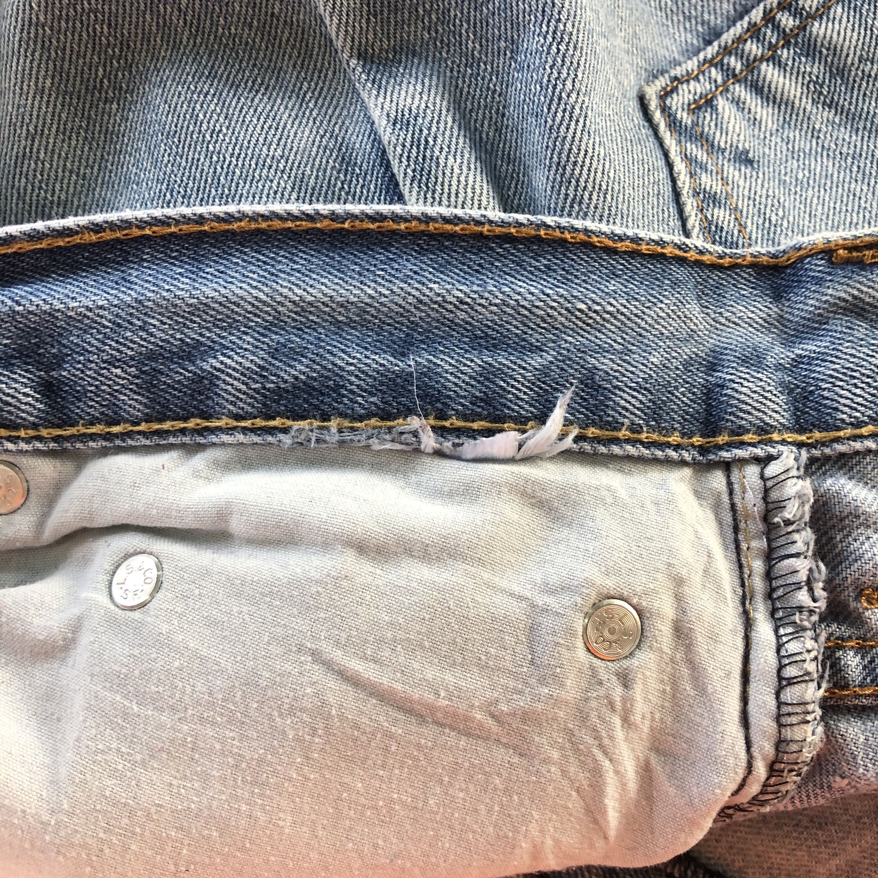 Levi's × Vintage Vintage Levi's 516 Jeans Levis Sun Faded Blue Denim Pants Size US 33 - 9 Thumbnail