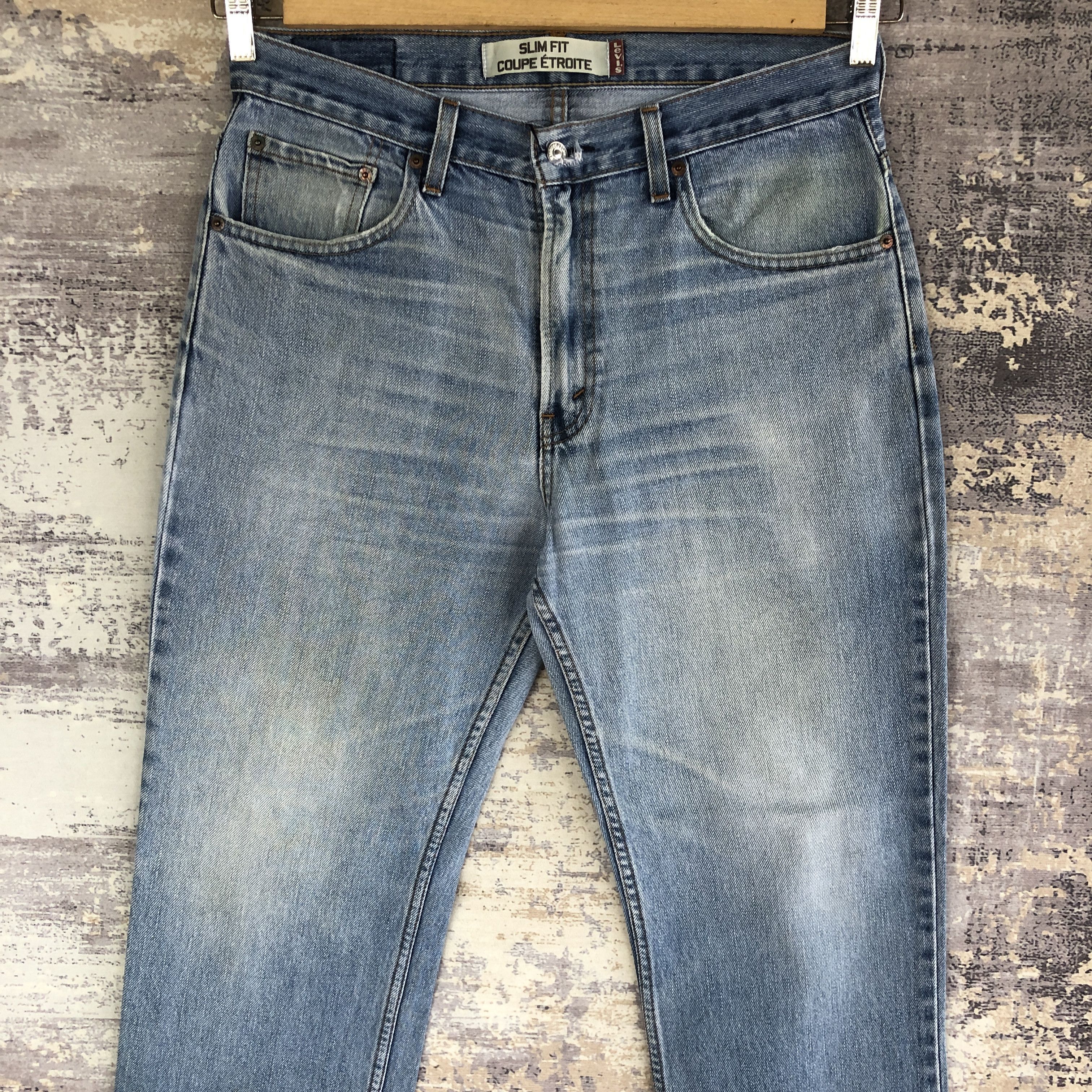 Levi's × Vintage Vintage Levi's 516 Jeans Levis Sun Faded Blue Denim Pants Size US 33 - 3 Thumbnail