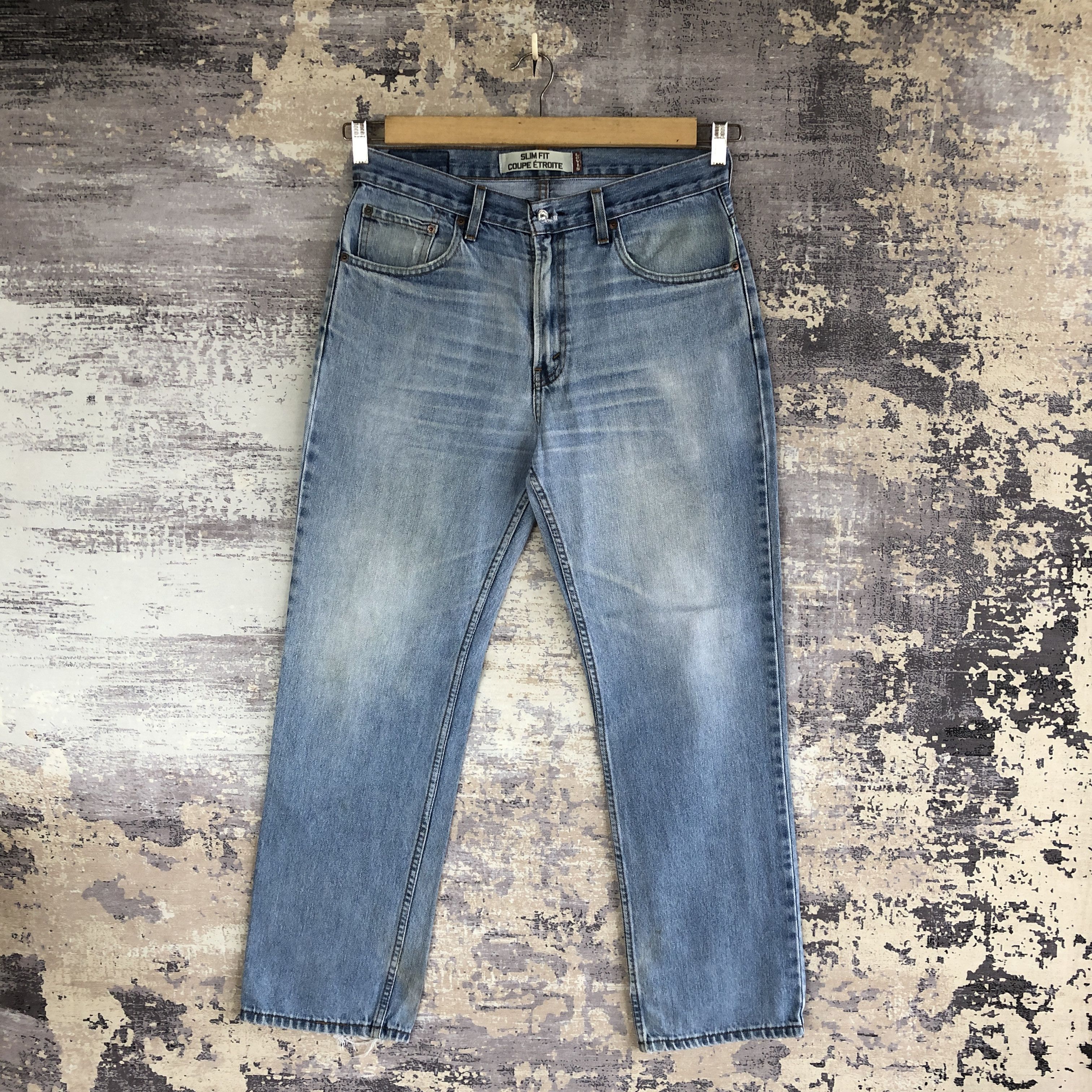 Levi's × Vintage Vintage Levi's 516 Jeans Levis Sun Faded Blue Denim Pants Size US 33 - 1 Thumbnail