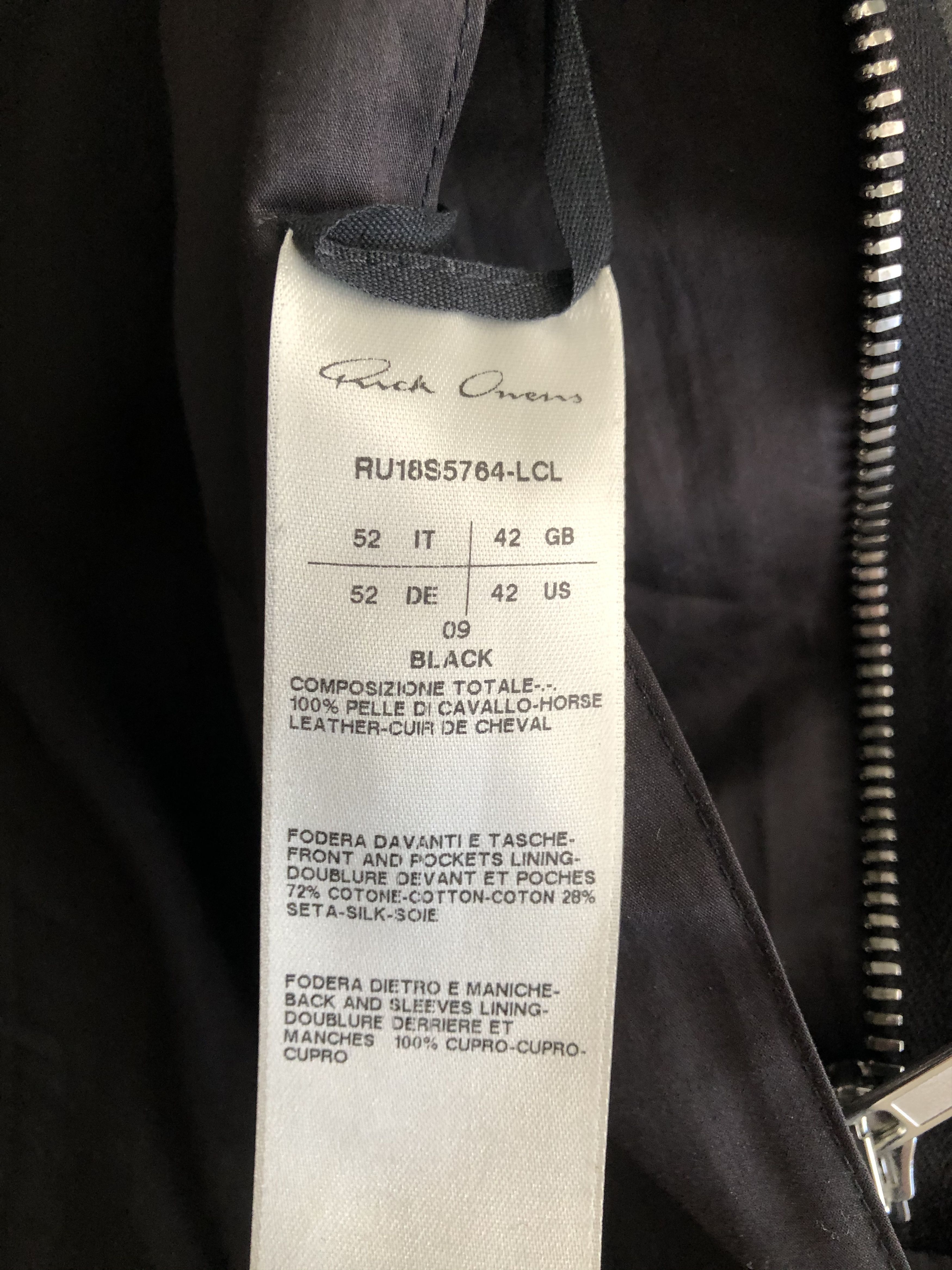 Rick Owens GRAIL: Rick Owens Sz 52 Culatta Horse Leather Stooge Size US L / EU 52-54 / 3 - 5 Thumbnail