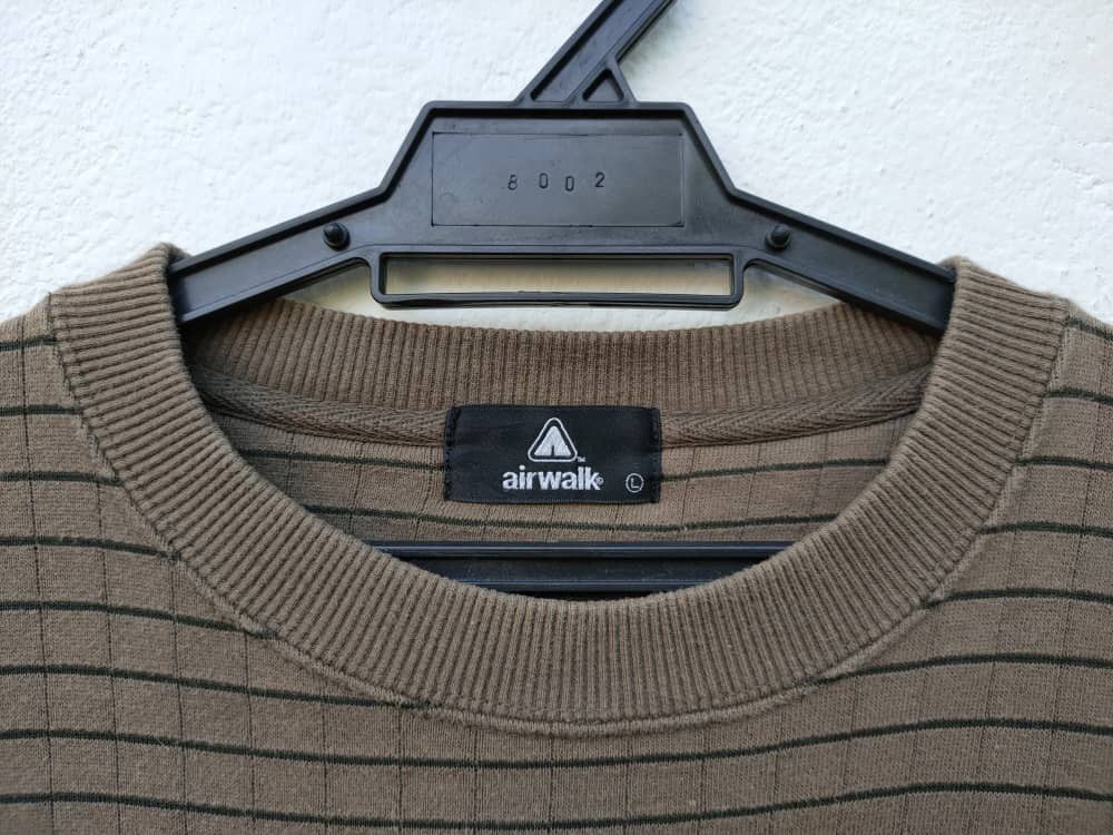 Airwalk Airwalk Checked Side Pocket Crewneck Jumper Size US L / EU 52-54 / 3 - 4 Thumbnail