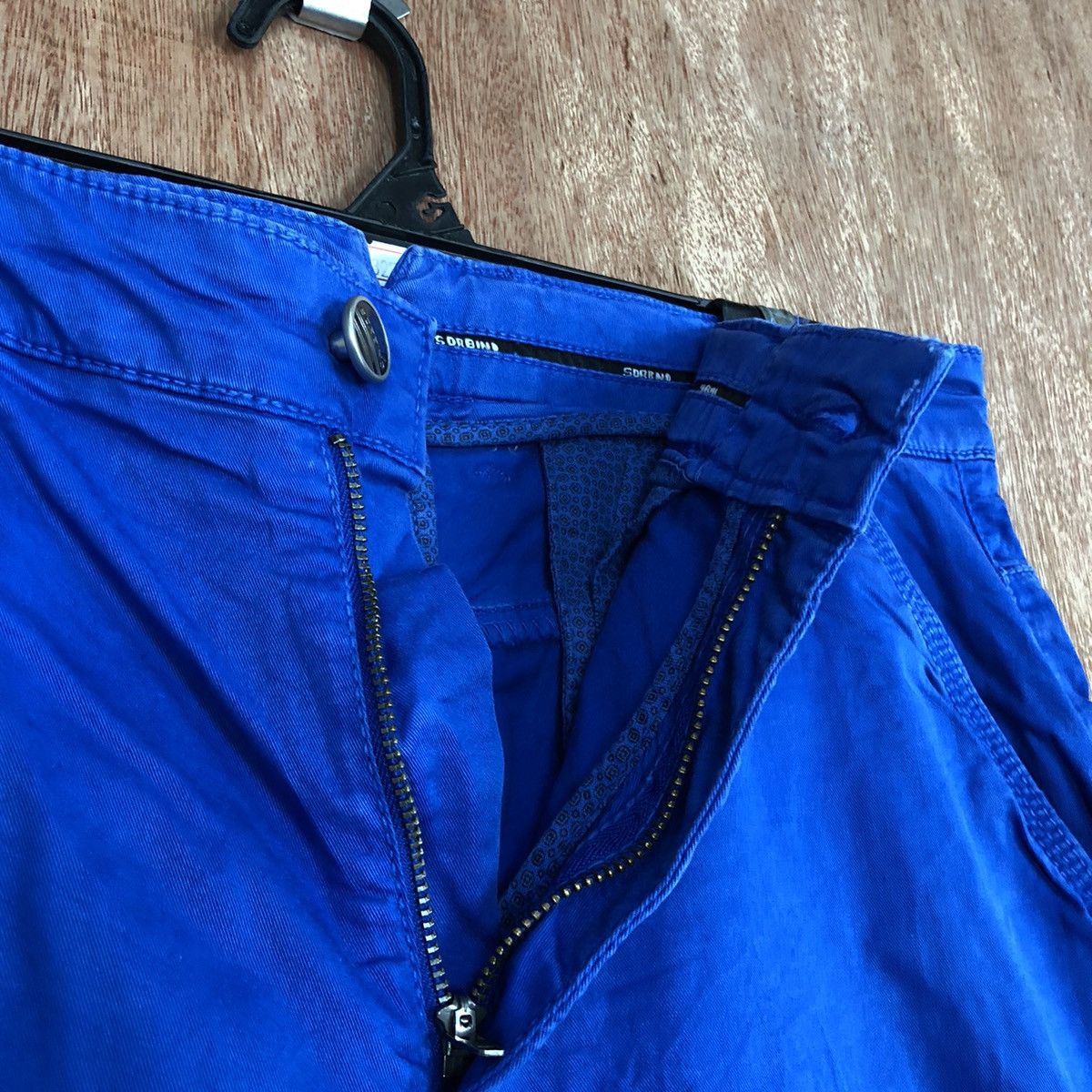 Japanese Brand DL Sorbino Blue Straight cargo Pants #c714 Size US 32 / EU 48 - 5 Thumbnail