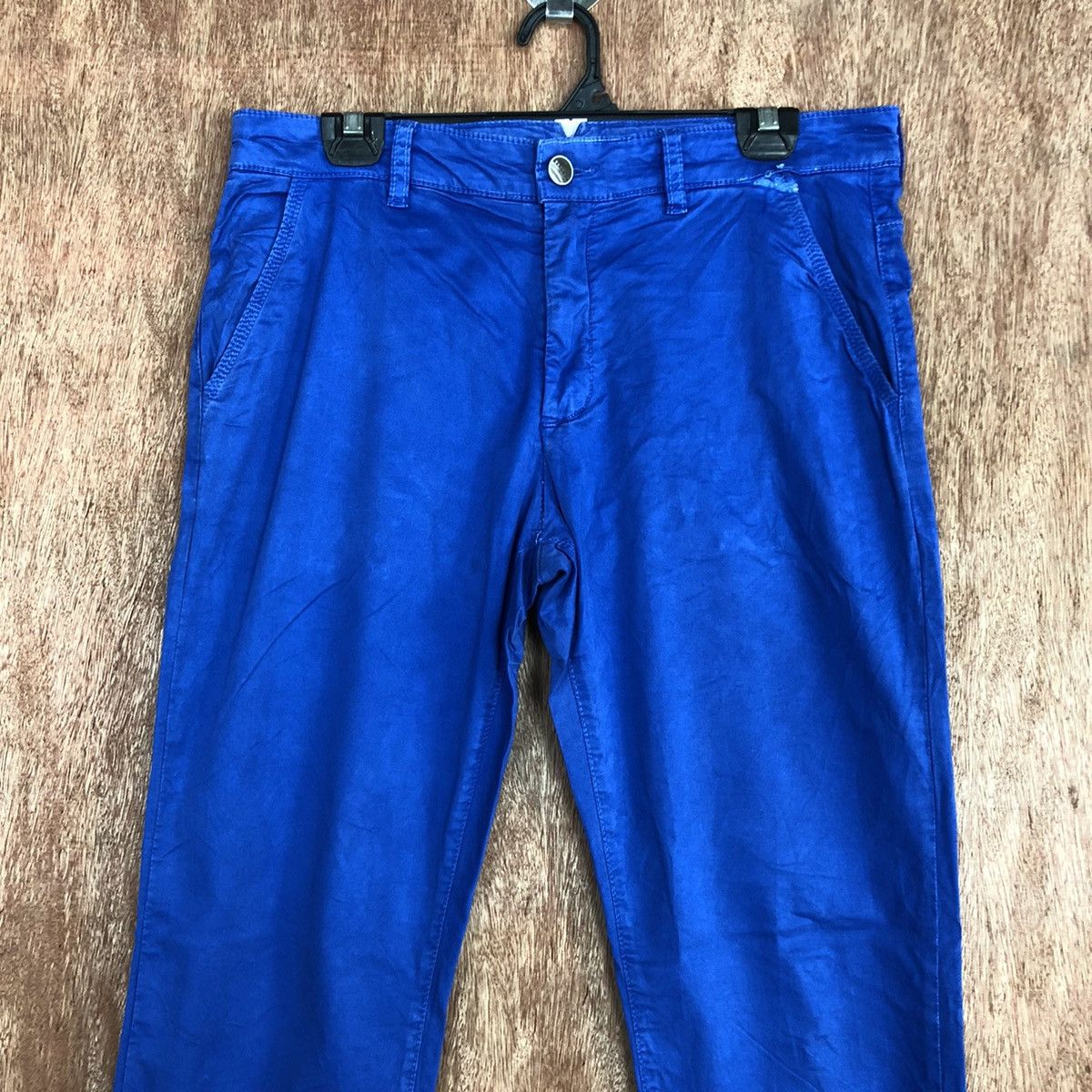 Japanese Brand DL Sorbino Blue Straight cargo Pants #c714 Size US 32 / EU 48 - 2 Thumbnail
