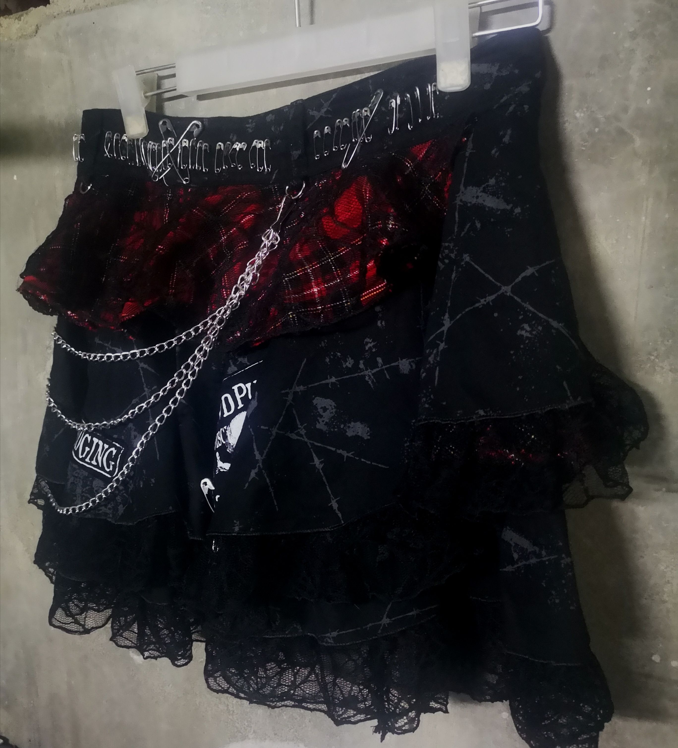 Japanese Brand Mad punks Skirt Size 30" / US 8 / IT 44 - 3 Thumbnail