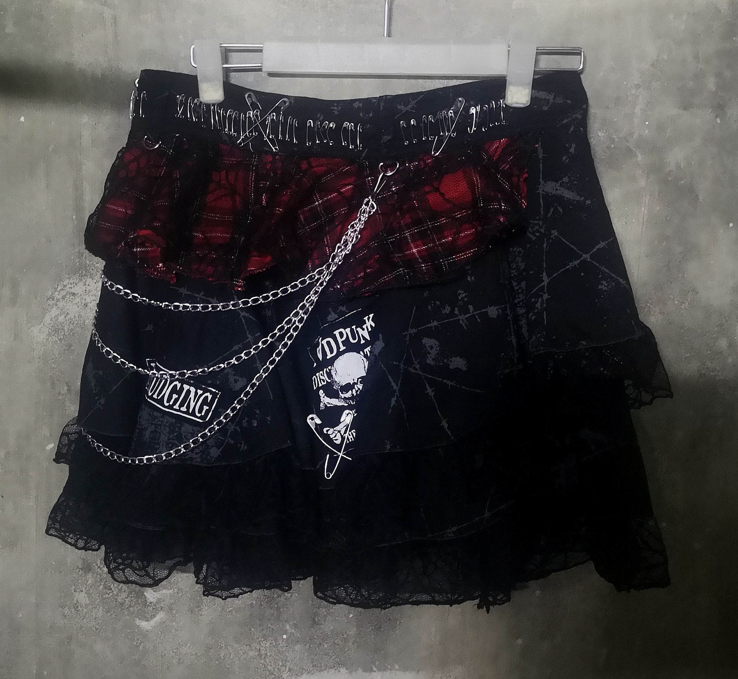 Japanese Brand Mad punks Skirt Size 30" / US 8 / IT 44 - 1 Thumbnail