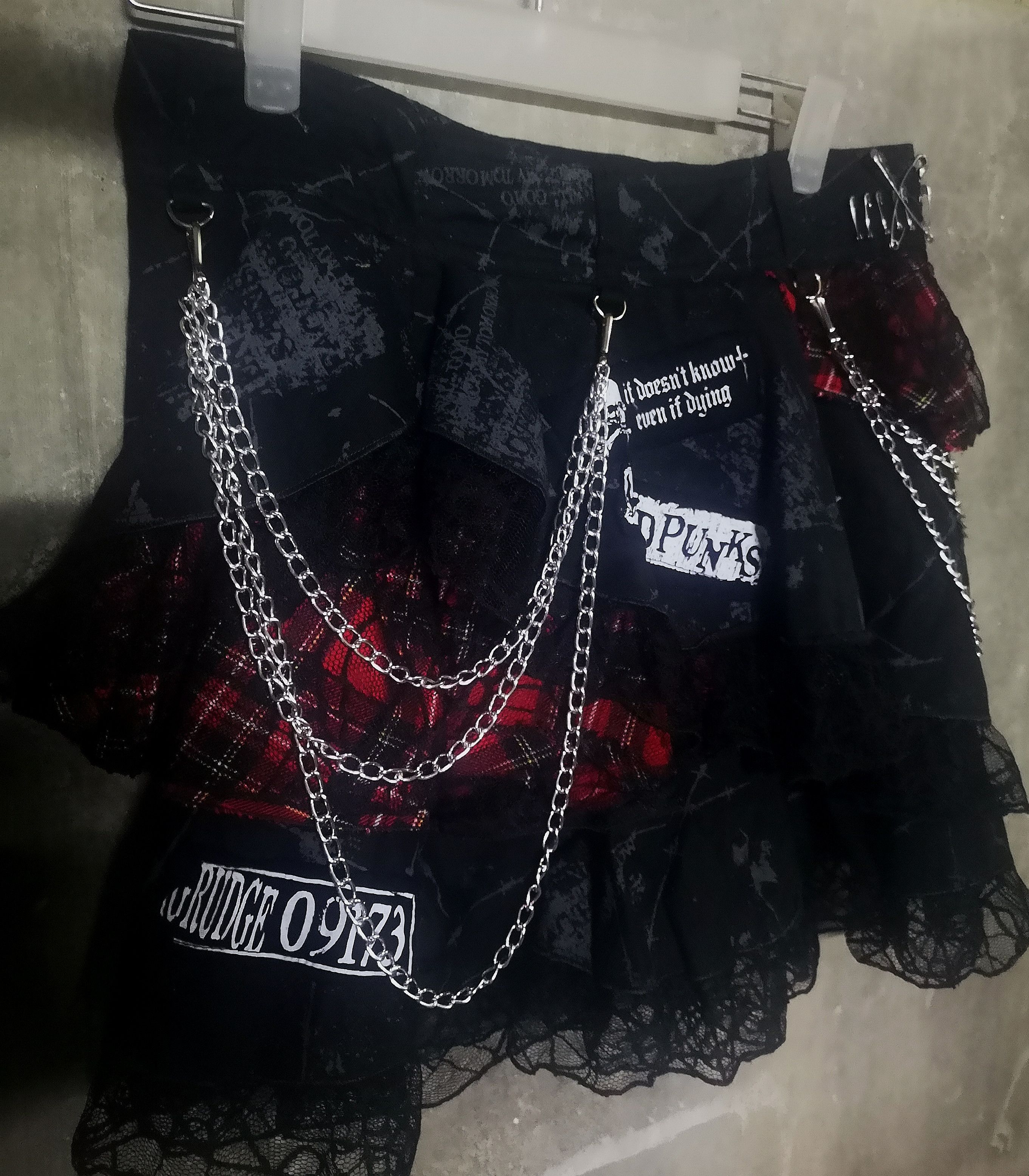 Japanese Brand Mad punks Skirt Size 30" / US 8 / IT 44 - 8 Thumbnail