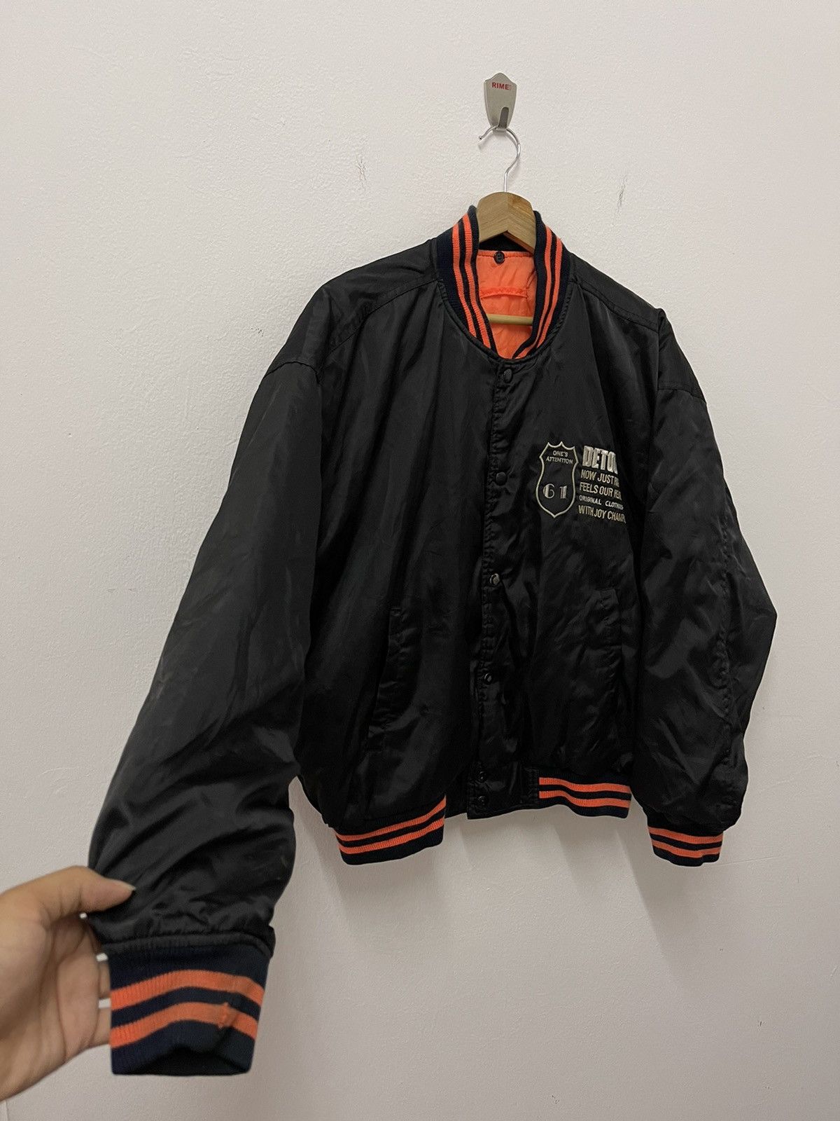 Vintage Japanese Style Satin Bomber Jacket Size US L / EU 52-54 / 3 - 7 Thumbnail