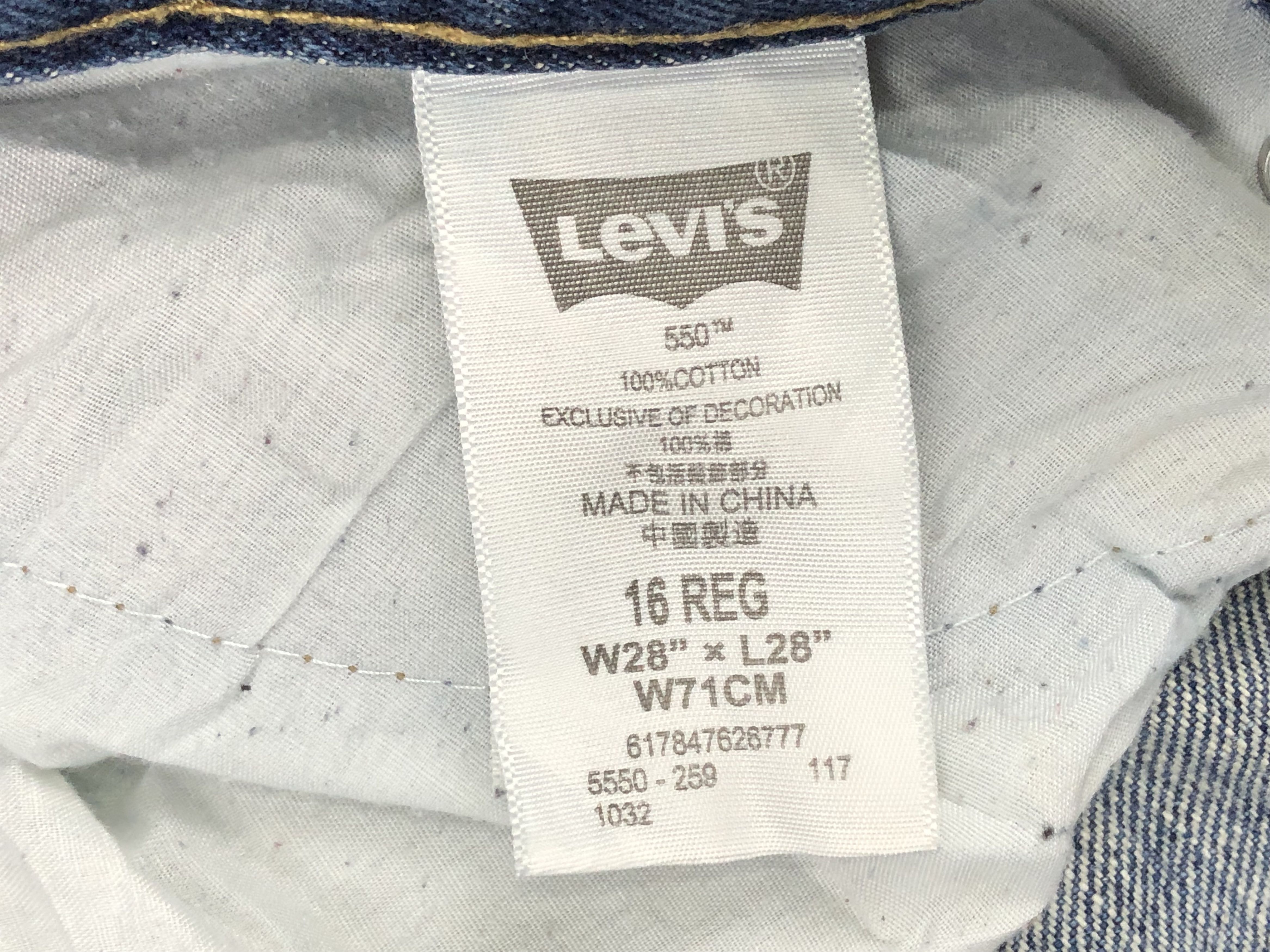 Levi's Vintage Levis 550 Faded Blue Jeans DP1390 Size US 30 / EU 46 - 6 Thumbnail