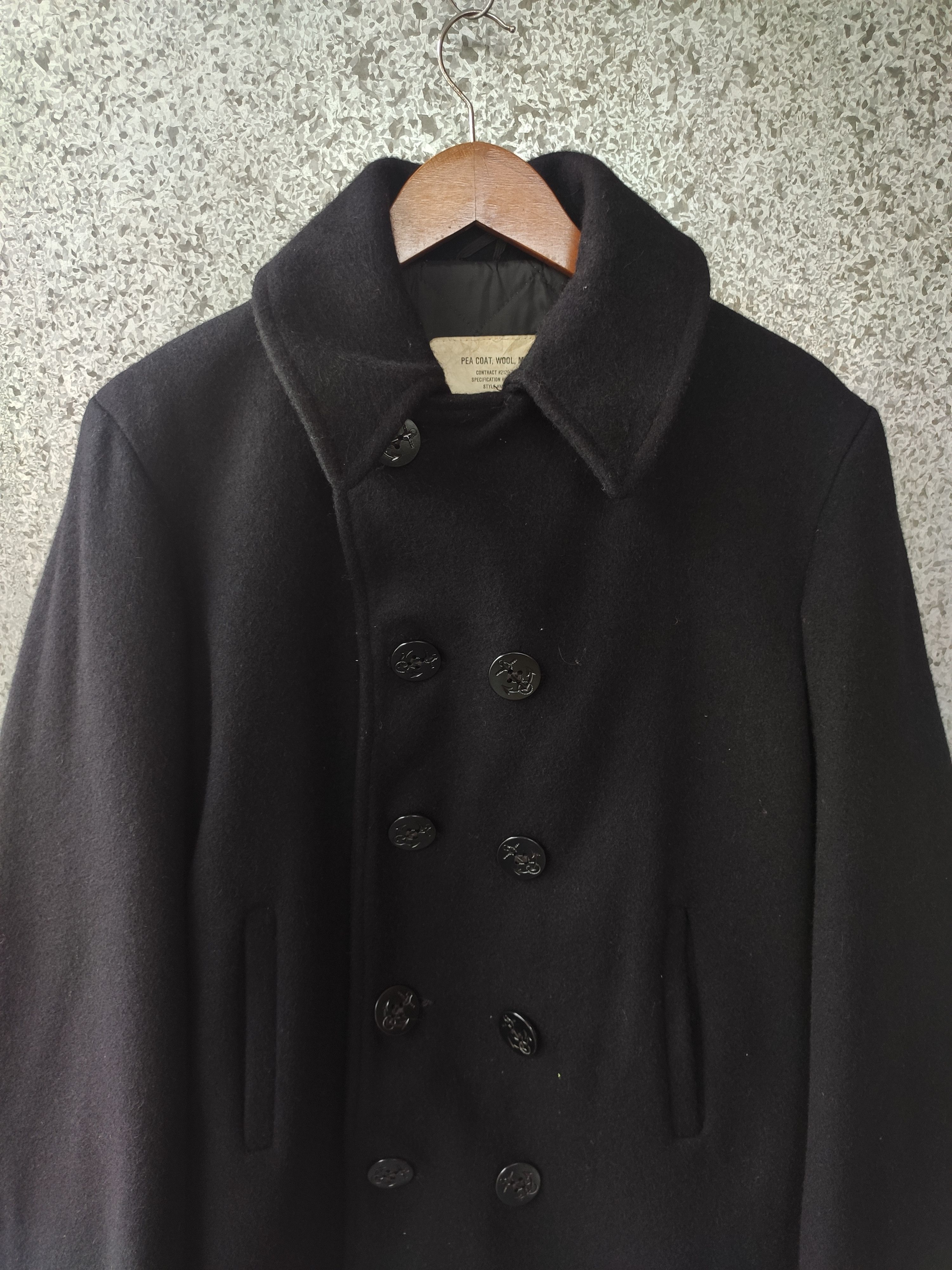 Vintage 🔥 Vintage Pea Coat army made in Usa Size US L / EU 52-54 / 3 - 2 Thumbnail