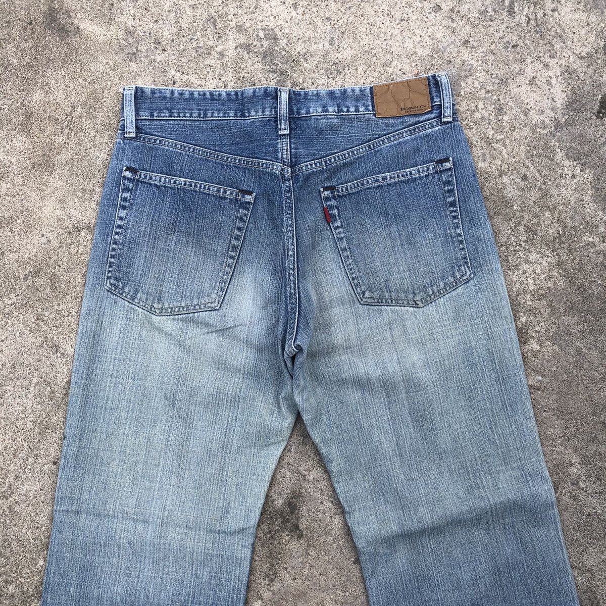 Japanese Brand × Vintage 🔥Trash🔥Bobson Chessking Stone Wash Rips Distress Dirty Denim Size US 32 / EU 48 - 5 Thumbnail