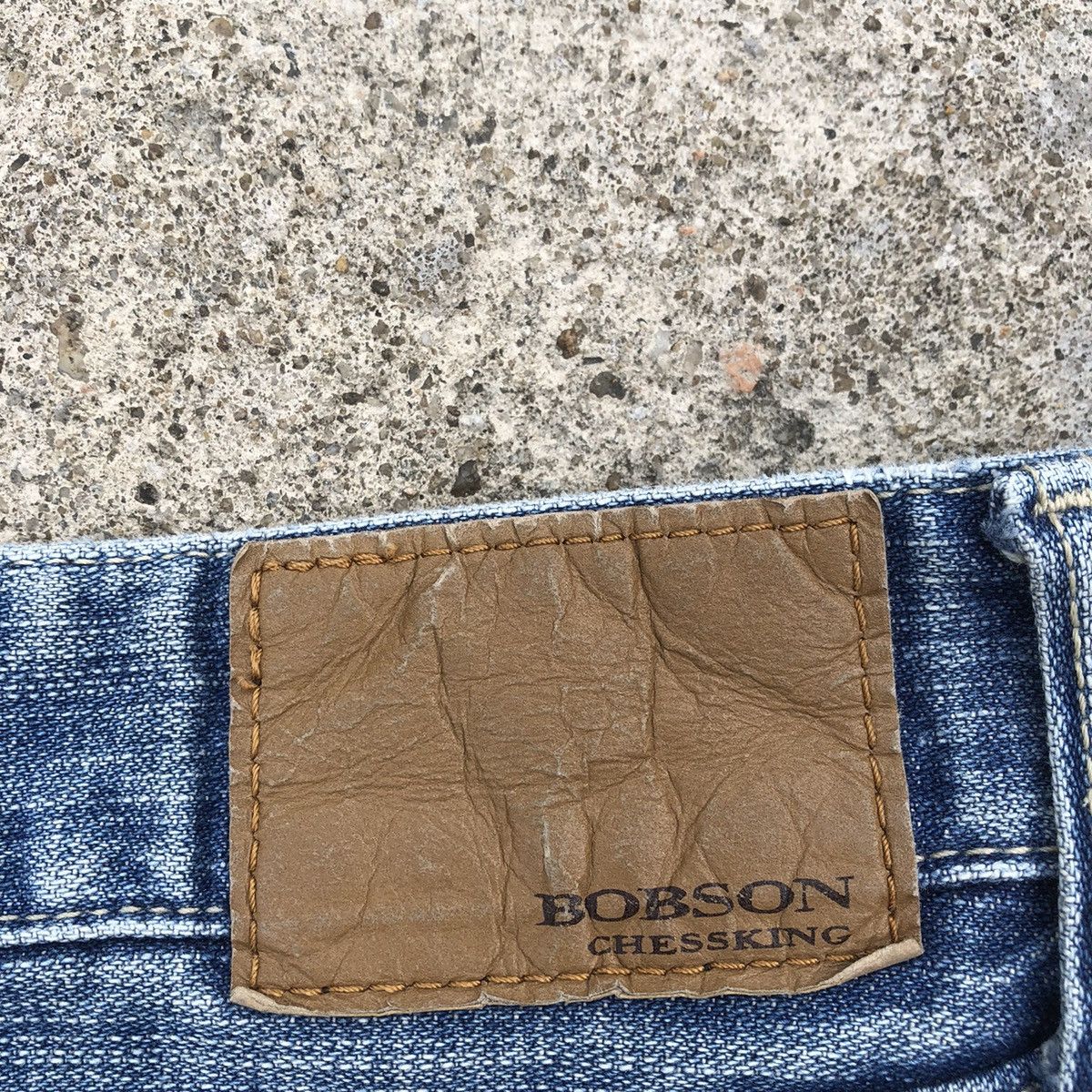 Japanese Brand × Vintage 🔥Trash🔥Bobson Chessking Stone Wash Rips Distress Dirty Denim Size US 32 / EU 48 - 13 Thumbnail