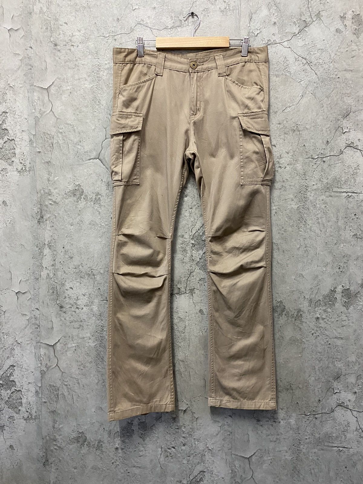 Improves Japan Tactical Cargo Zip Up Open Leg Pants
