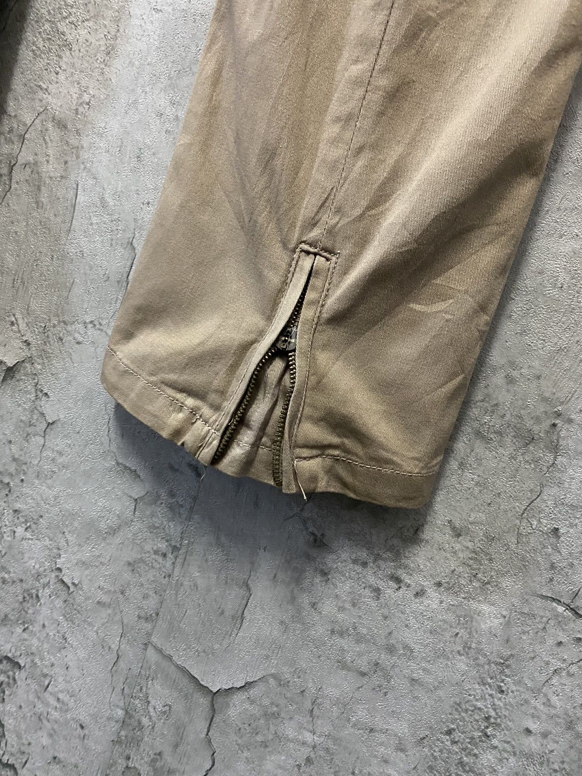 Designer × Japanese Brand Improves Japan Tactical Cargo Zip Up Open Leg Pants Size US 32 / EU 48 - 12 Thumbnail