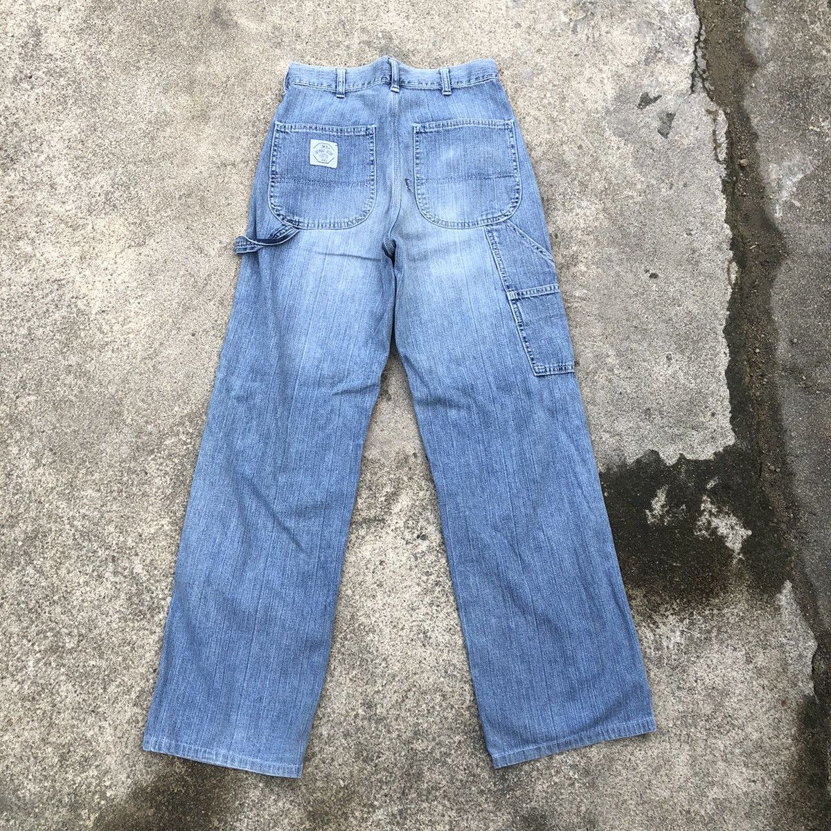 Edwin × Vintage 🔥Rare🔥Edwin 4035 Over Works Factory Denim Bush Pants Jeans Size US 27 - 4 Thumbnail