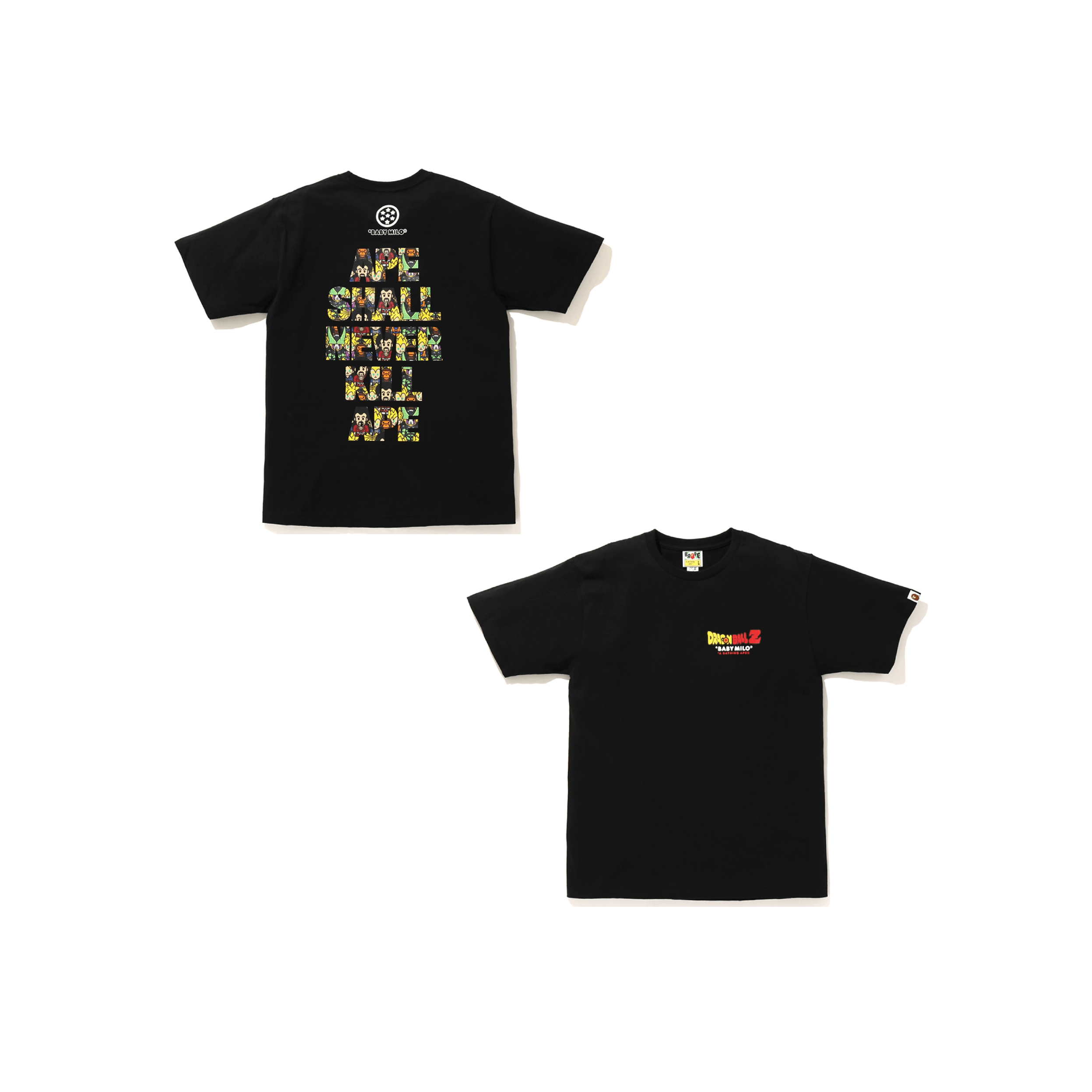 Bape Bape x Dragon Ball Z Baby Milo Asnka Tee Black Size US M / EU 48-50 / 2 - 1 Thumbnail