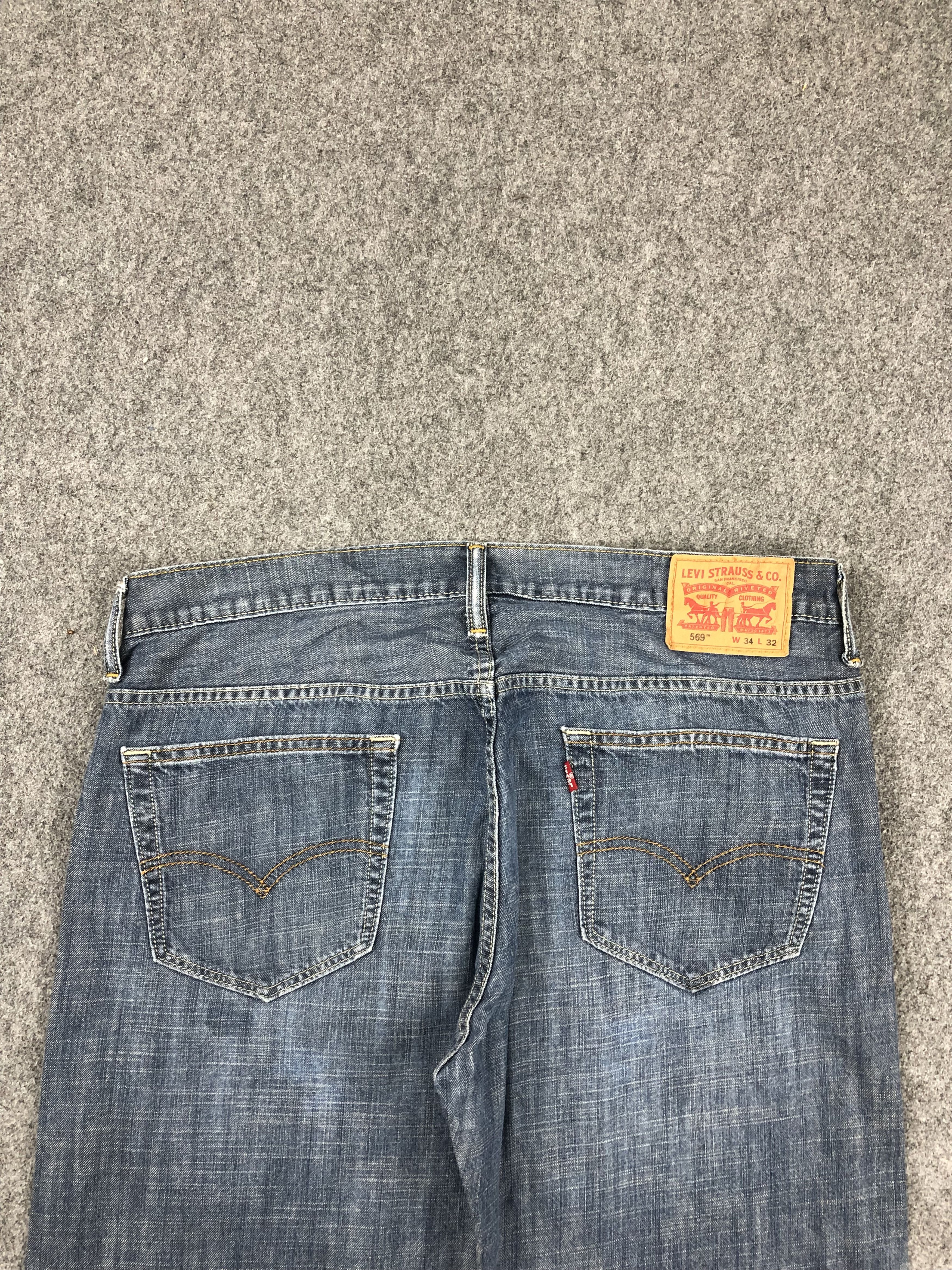 Levi's × Vintage Vintage Levis 569 Faded Blue Jeans DP1391 Size US 36 / EU 52 - 4 Thumbnail