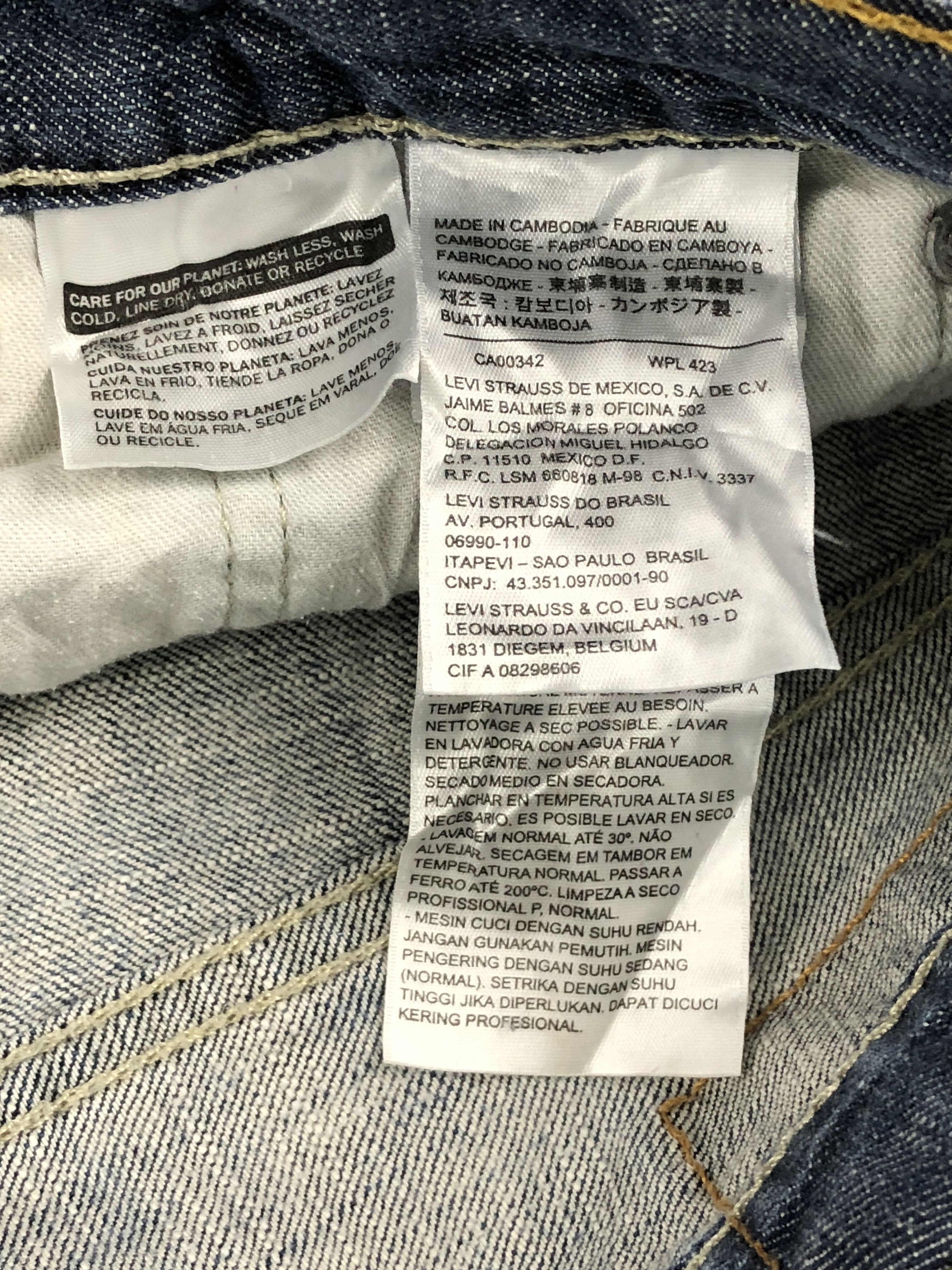 Levi's × Vintage Vintage Levis 569 Faded Blue Jeans DP1391 Size US 36 / EU 52 - 6 Thumbnail