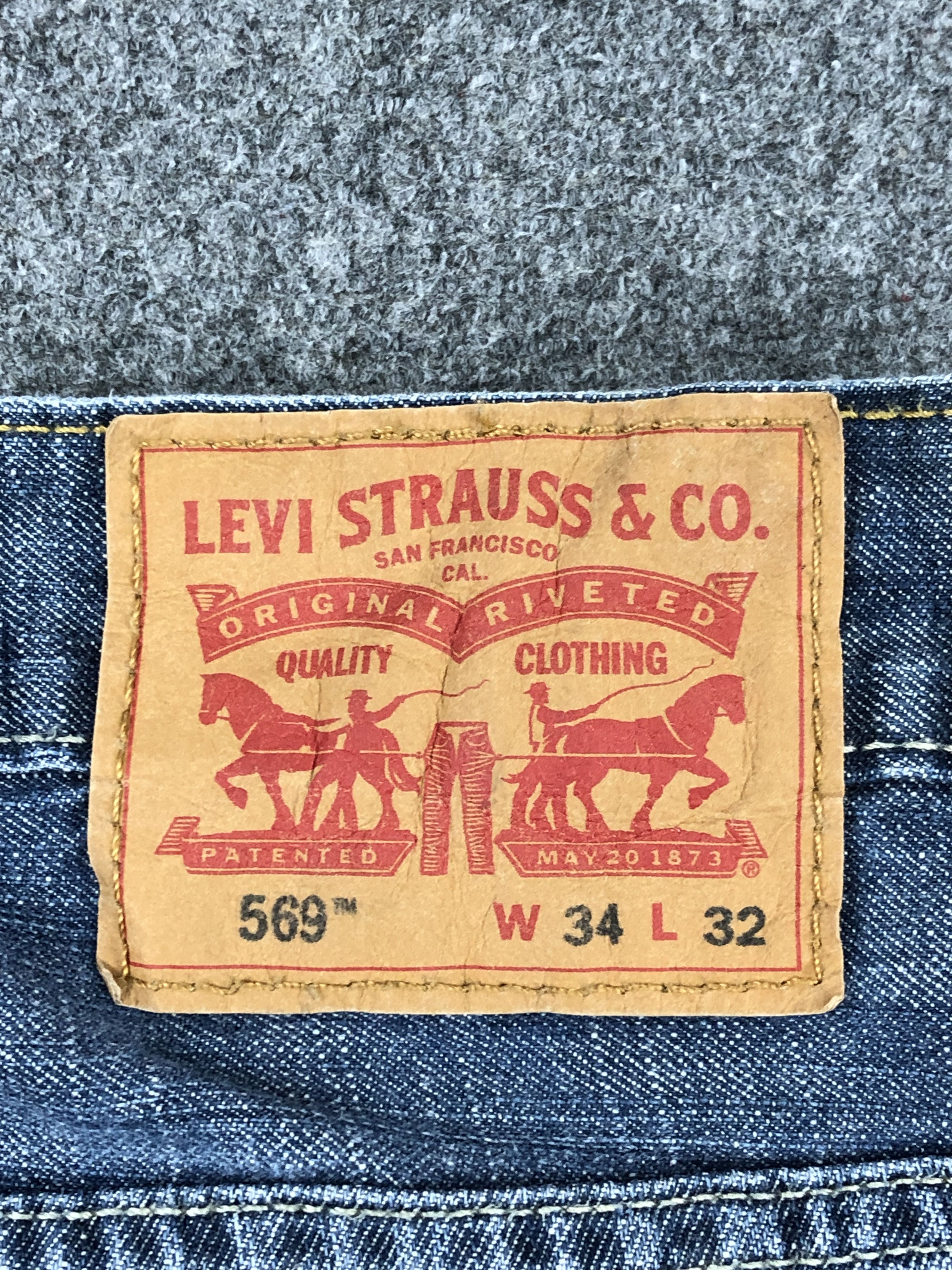 Levi's × Vintage Vintage Levis 569 Faded Blue Jeans DP1391 Size US 36 / EU 52 - 5 Thumbnail